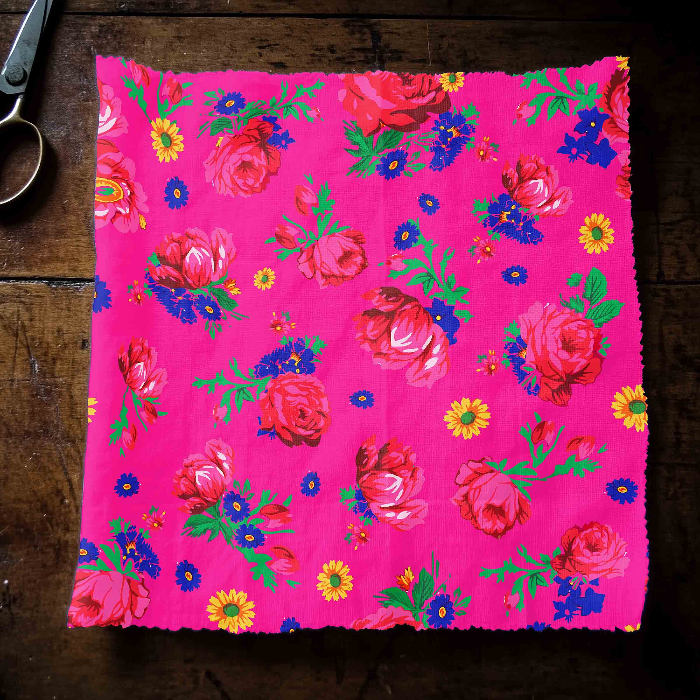 Kokum Ceremony Pink Satin Fabric By the Yard Pre Order