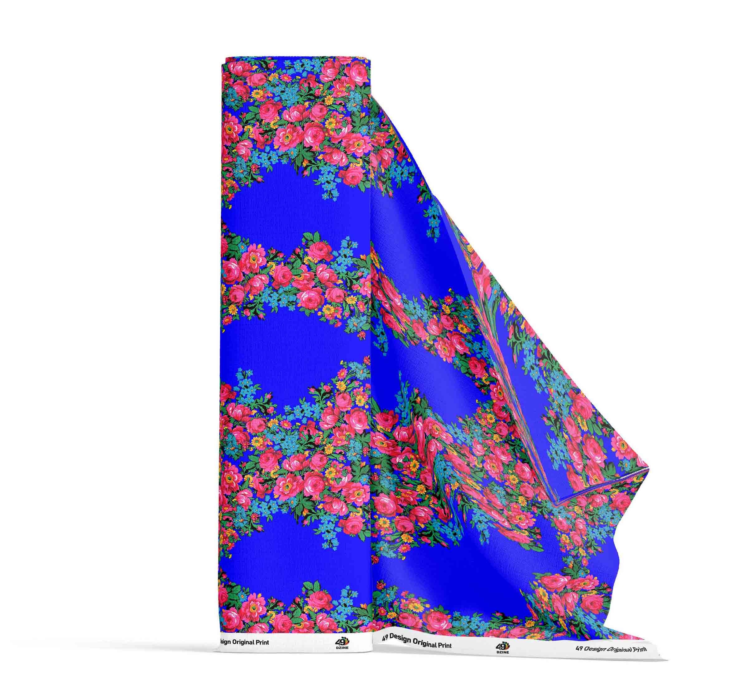 Kokum's Revenge Blue 56 Inch Cotton Poplin Pre Order