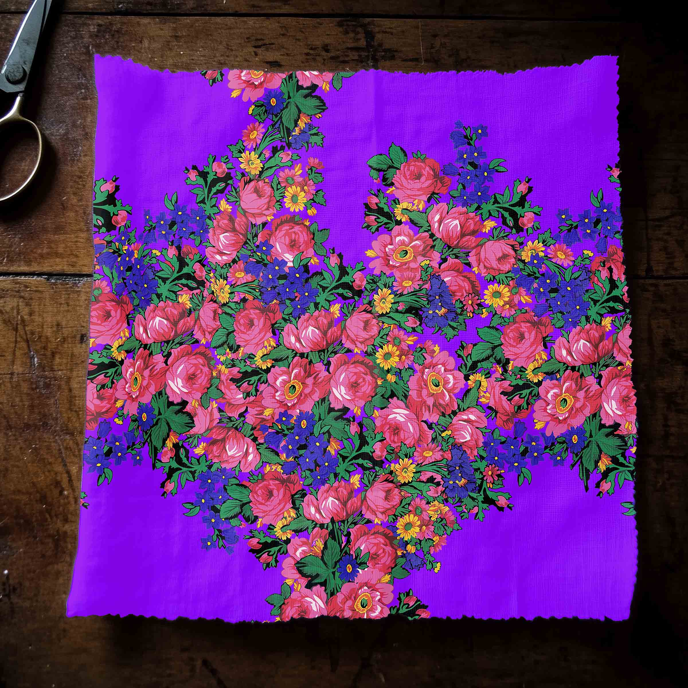 Kokum's Revenge Lilac Satin Fabric By the Yard Pre Order