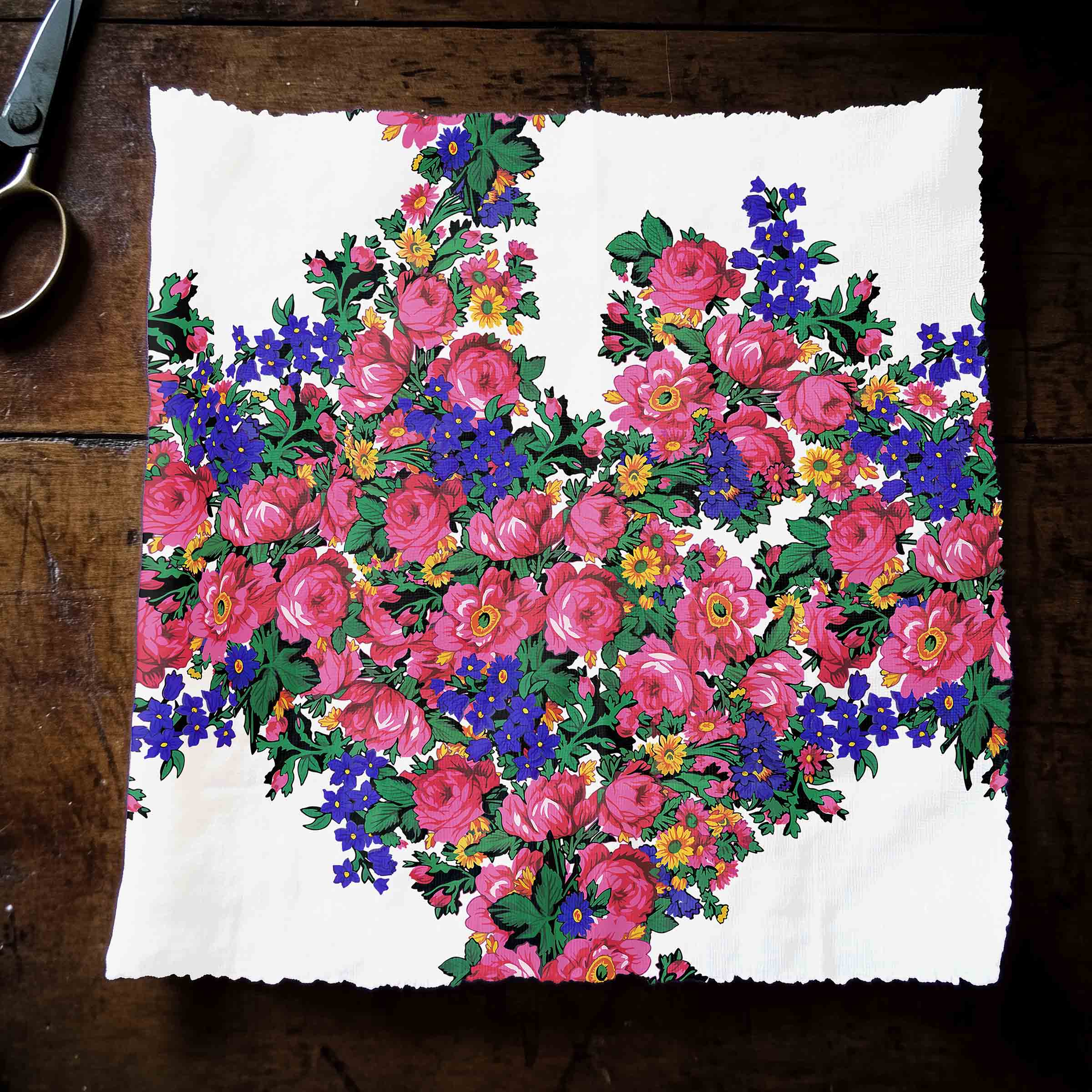 Kokum's Revenge White Satin Fabric By the Yard Pre Order