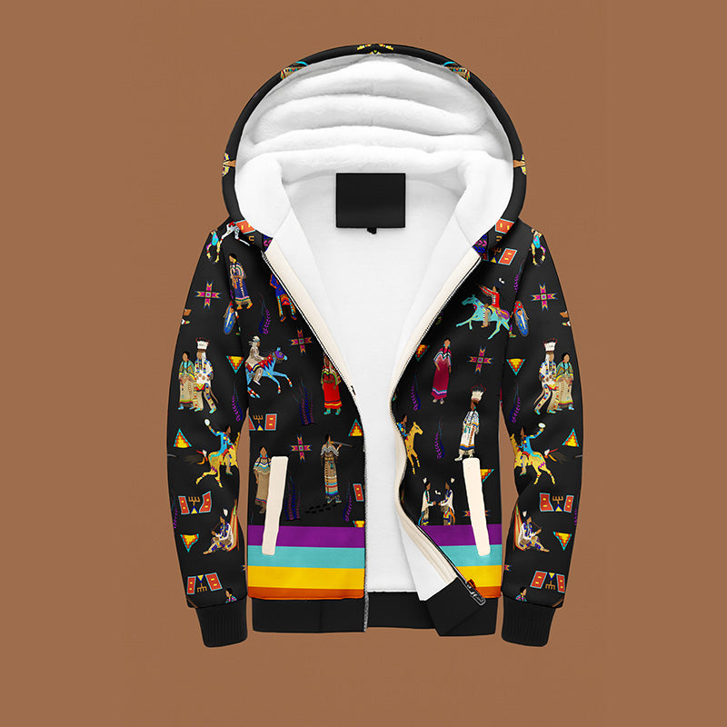 Lineage Figures Black Sherpa Hoodie
