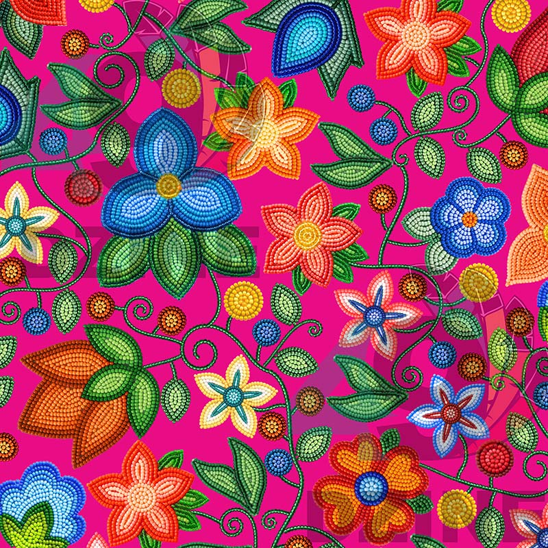 Morning Harmony Pink Satin Fabric By the Yard Pre Order