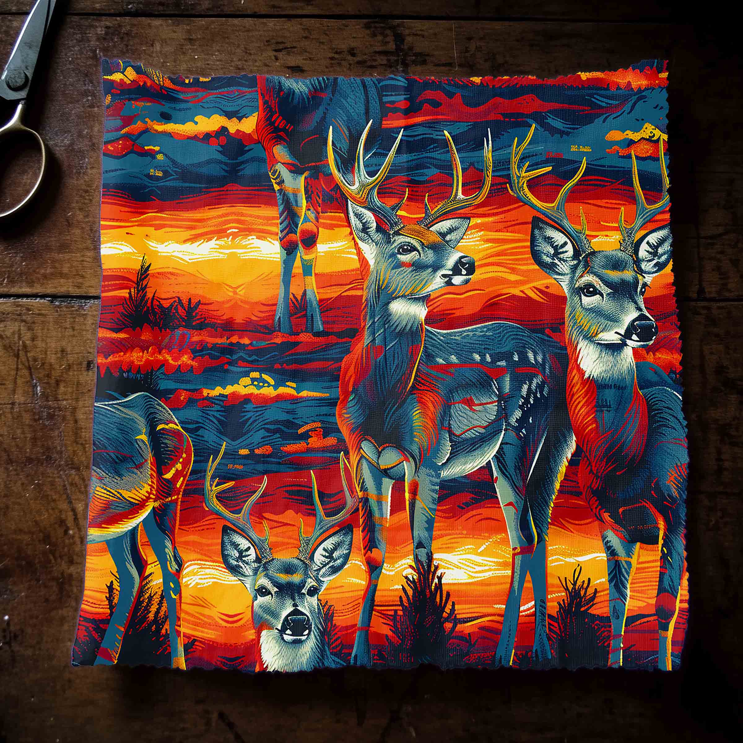 Nosey Bucks 56 Inch Cotton Poplin Pre Order