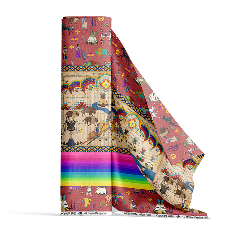 Path to Treaty Rose 42 Inch Cotton Poplin Pre Order