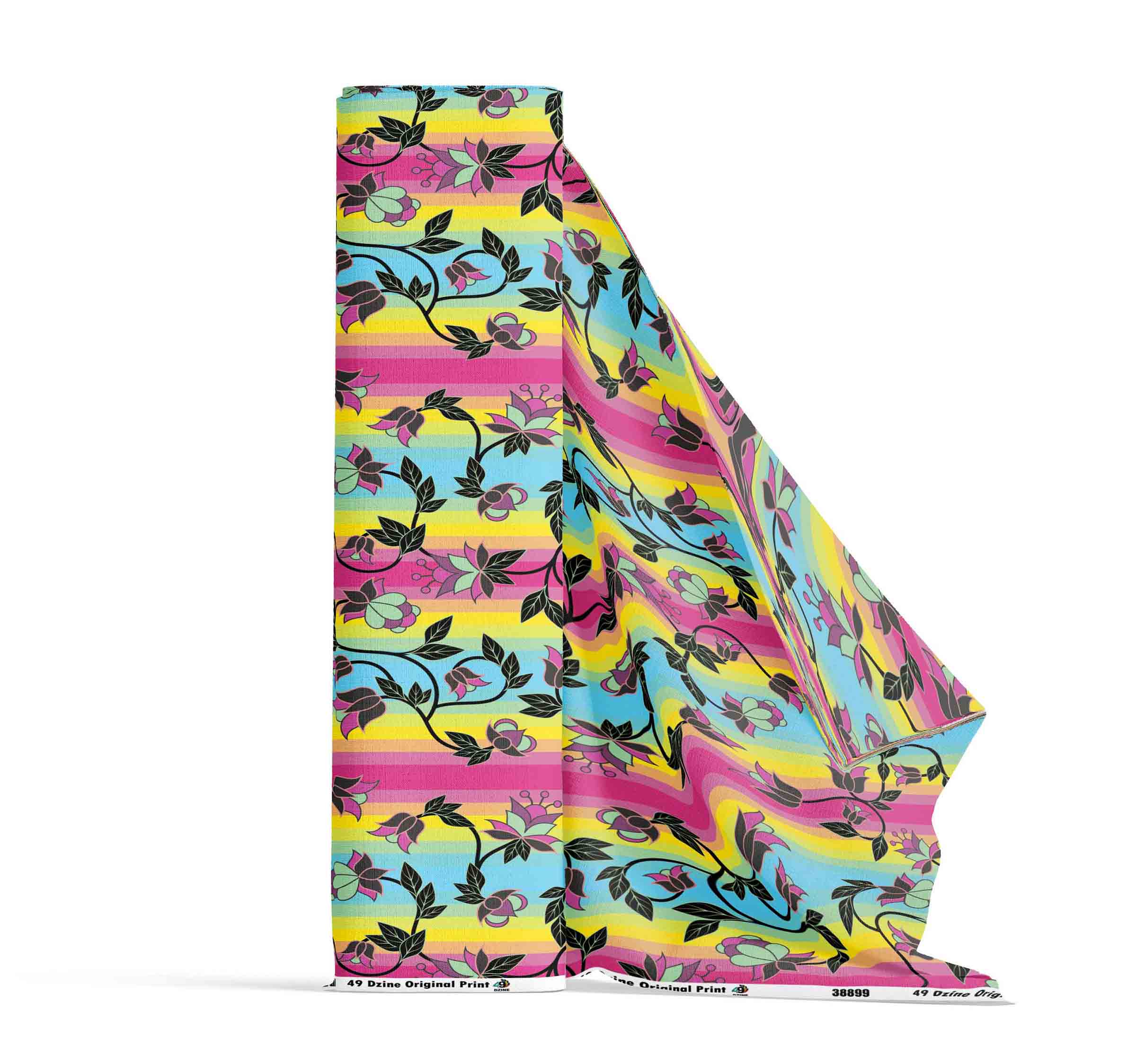 Powwow Carnival Satin Fabric By the Yard Pre Order
