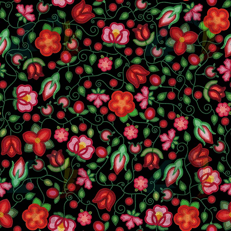 Rose Reverie Black 42 Inch Cotton Poplin Pre Order