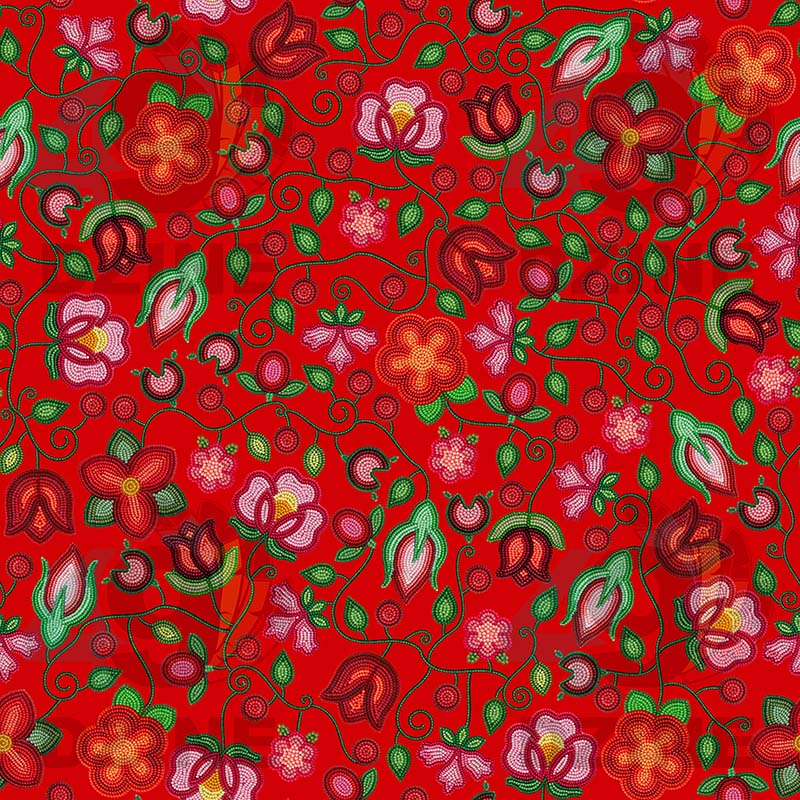 Rose Reverie Red 42 Inch Cotton Poplin Pre Order