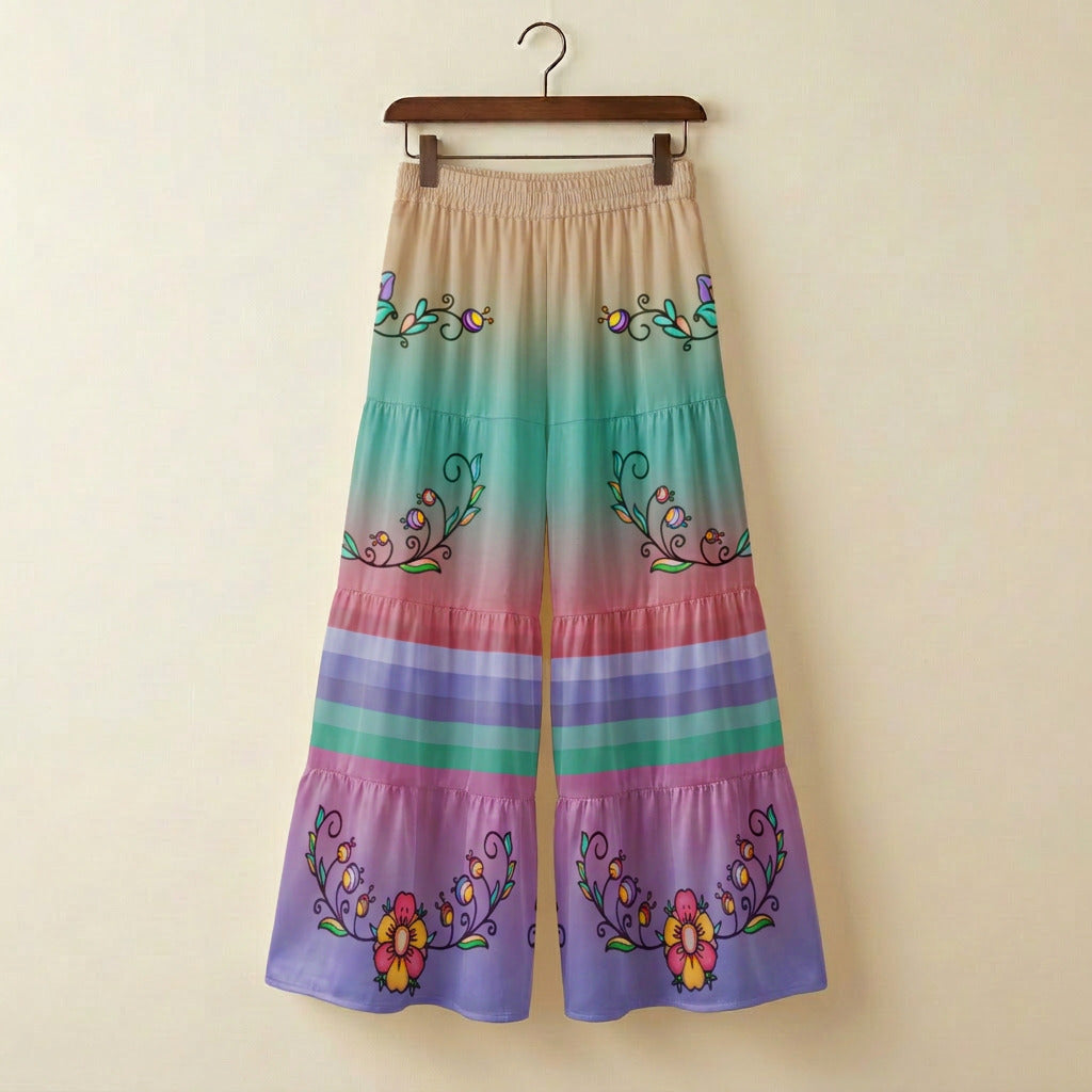 Rust & Ember Flower Song Three Tier Pants
