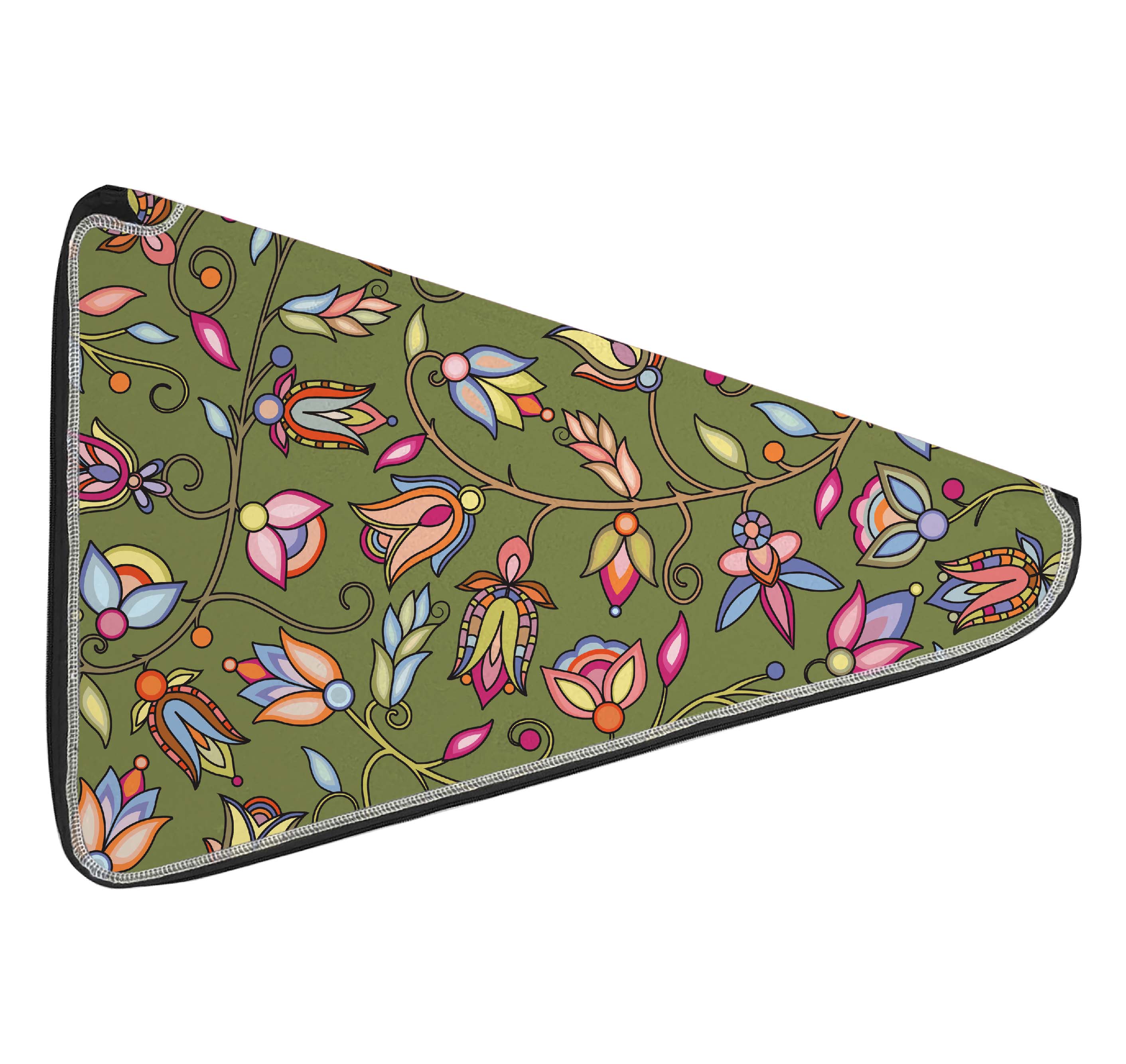 27 Inch Fan Case - Buffalo Bloom Sage