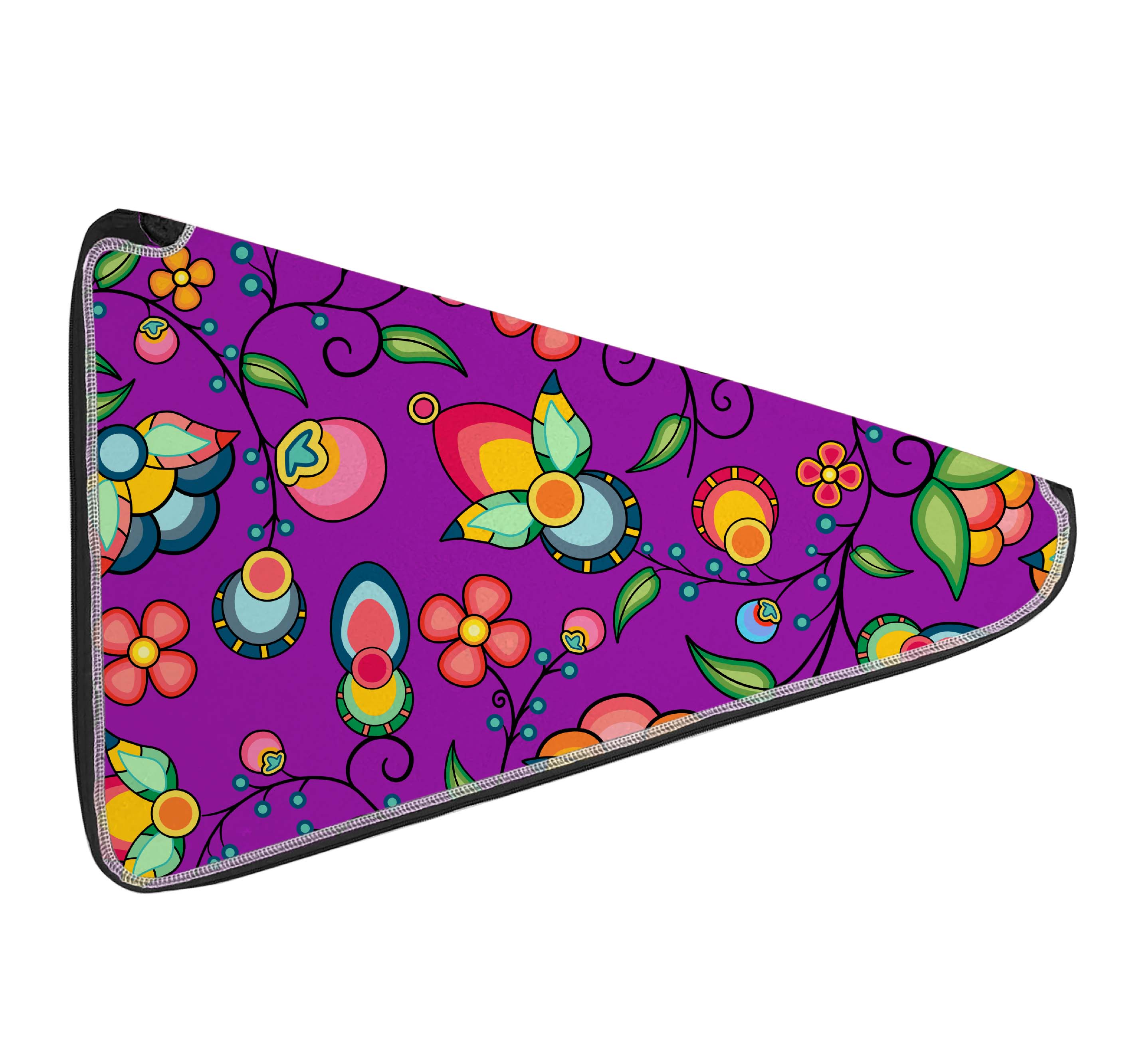 27 Inch Fan Case - Floral Bounty Purple