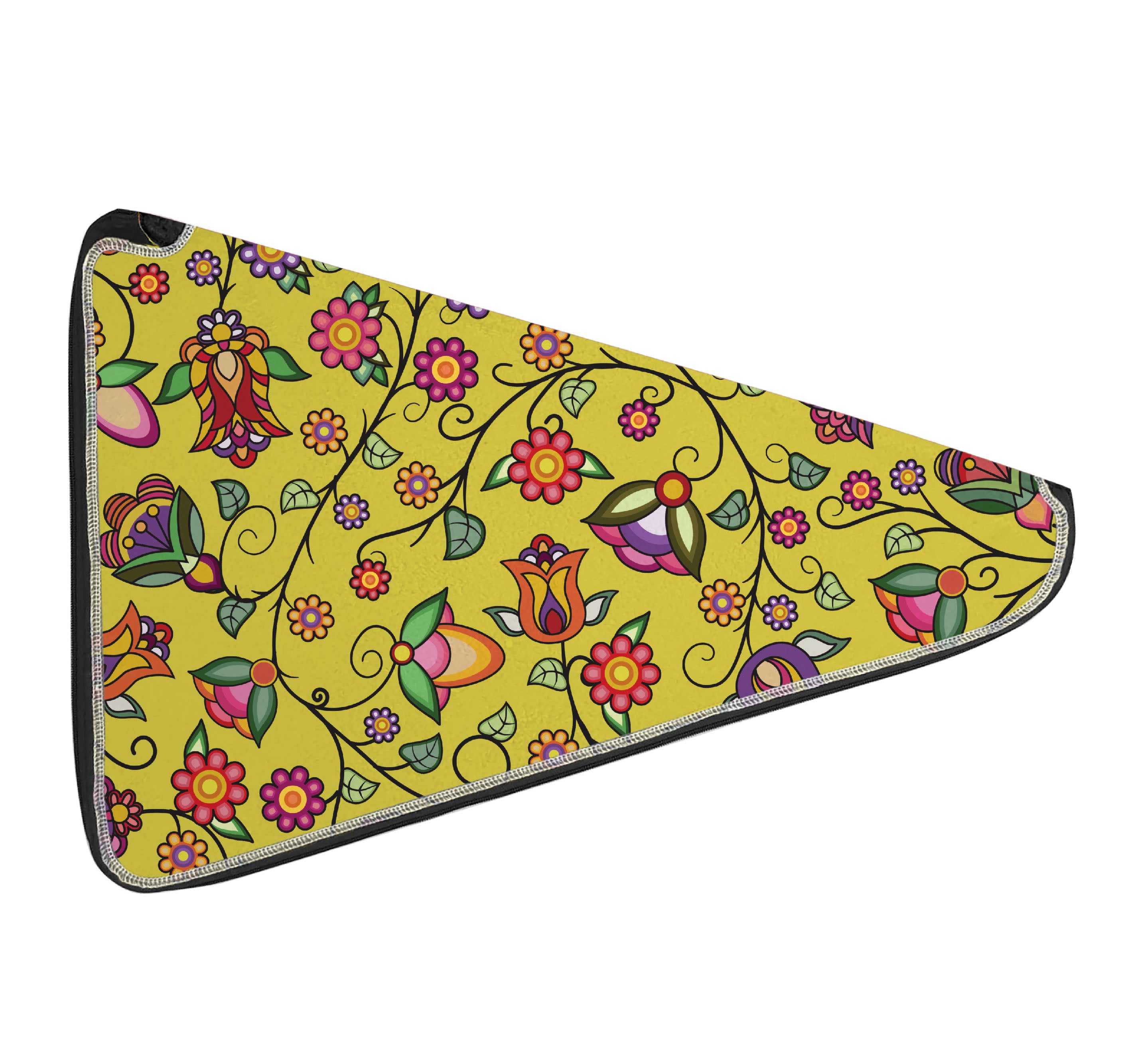 27 Inch Fan Case - Heartbeat Petals Yellow