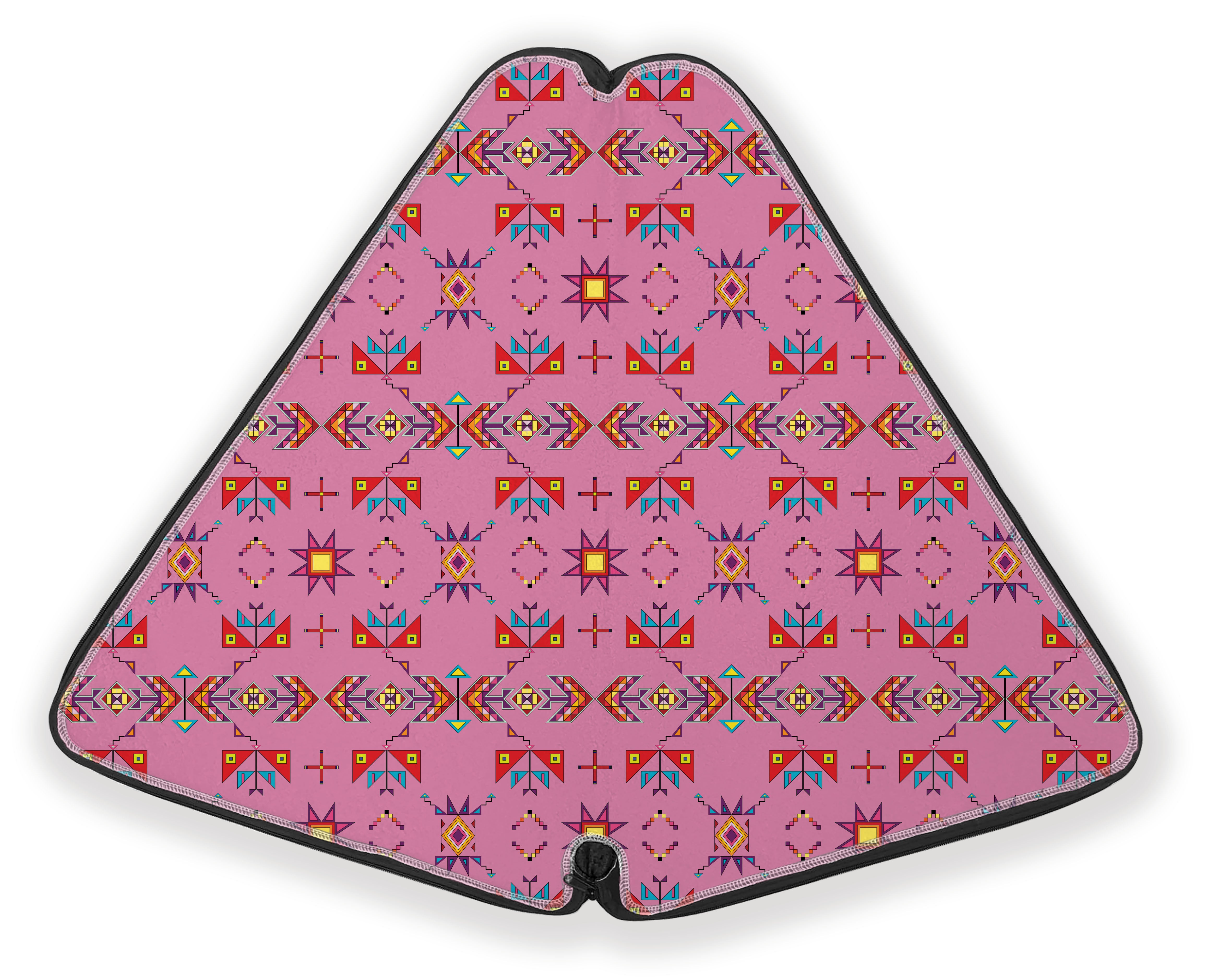 27 Inch Fan Case - Scattered Generations Pink