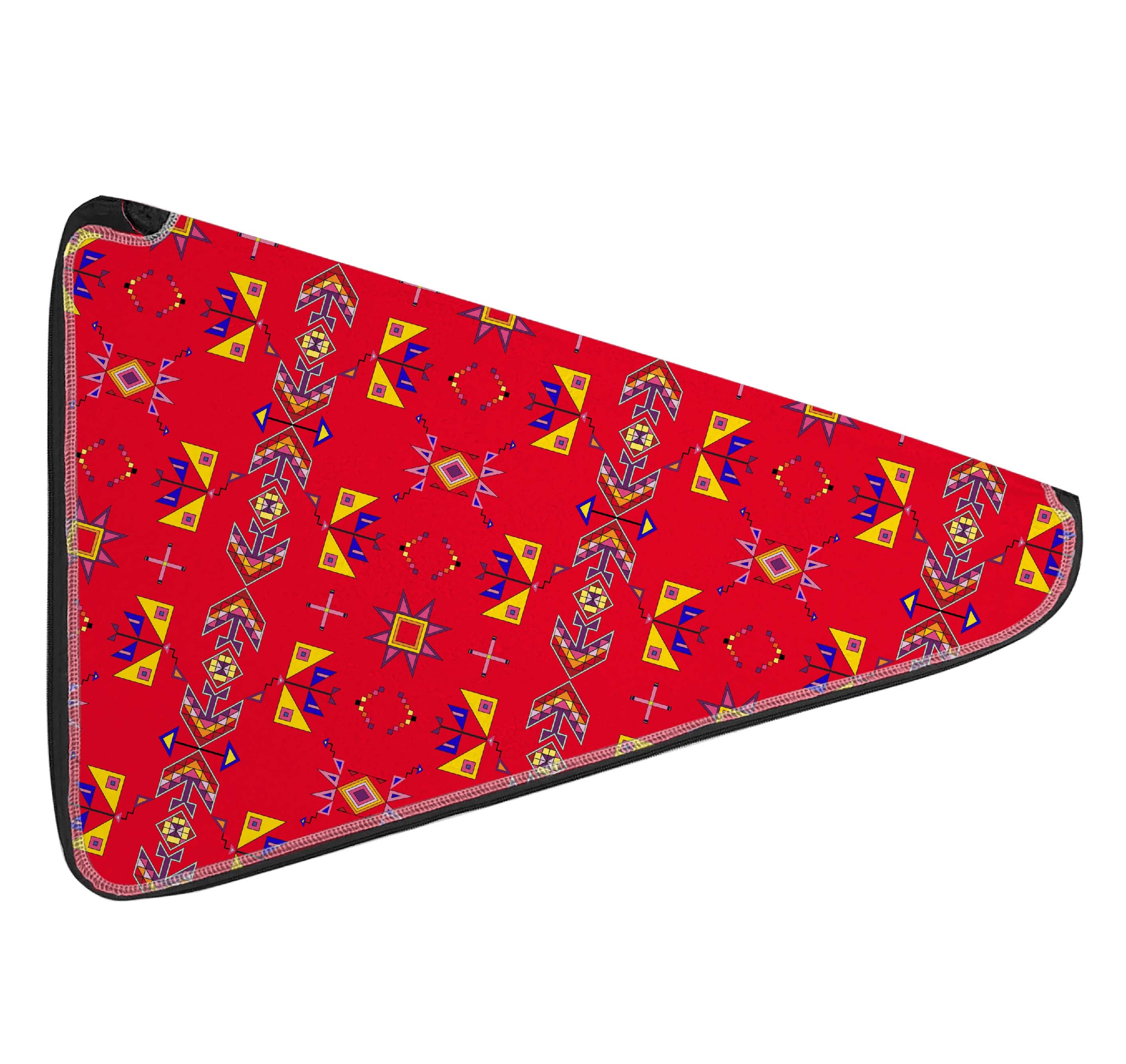 27 Inch Fan Case - Scattered Generations Red