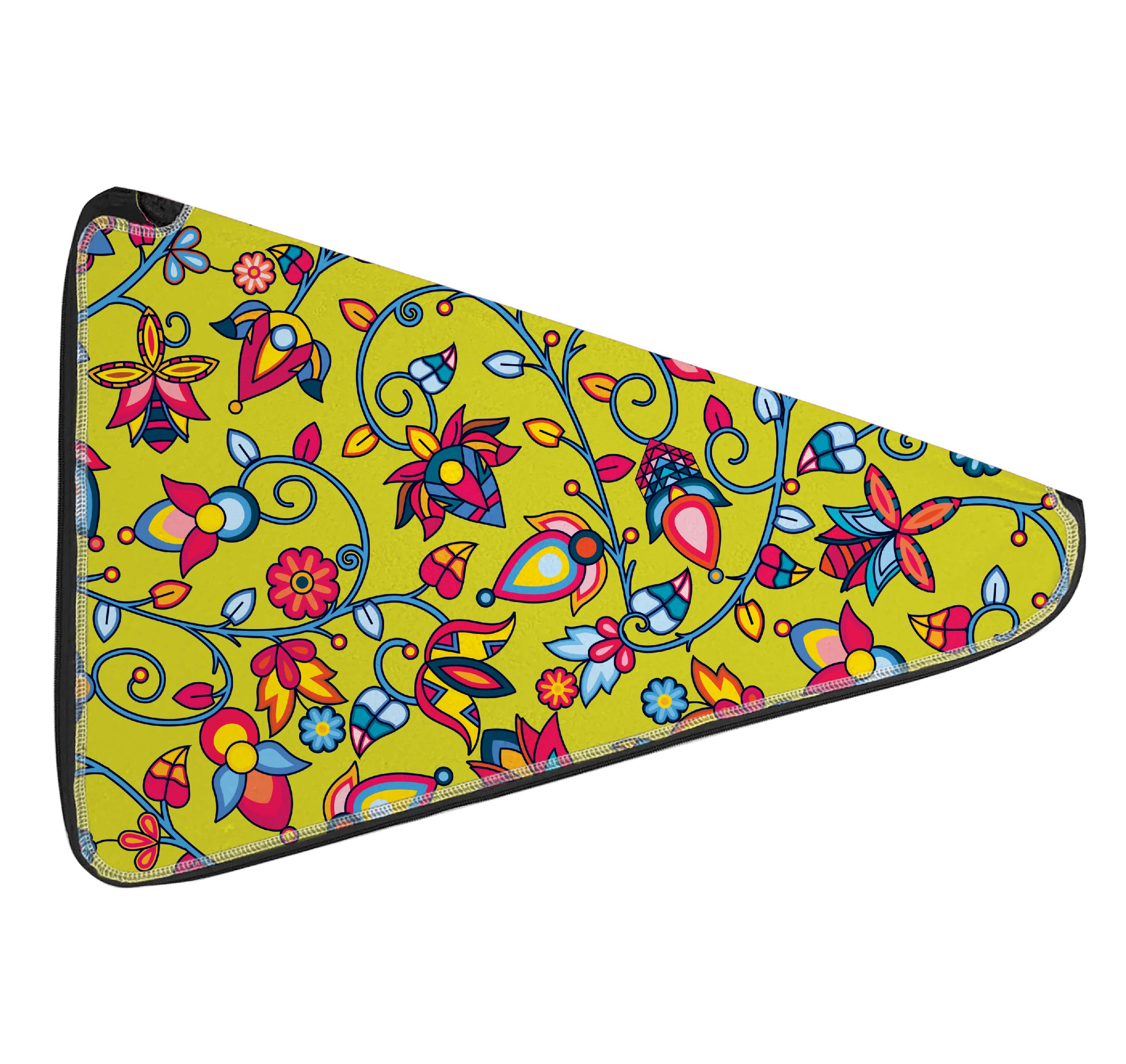 27 Inch Fan Case - Thorny Path Yellow