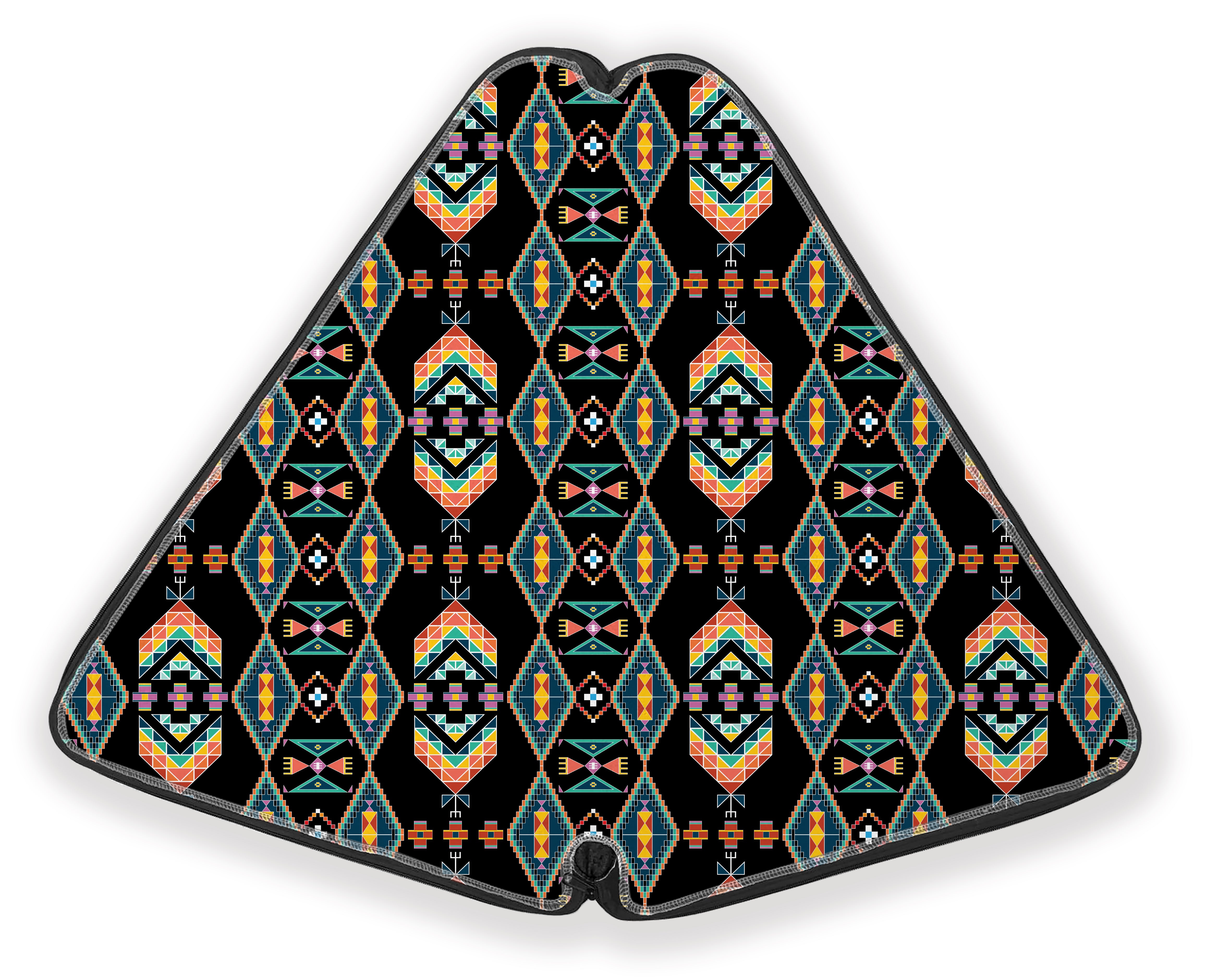 27 Inch Fan Case - Travois Tipi Black