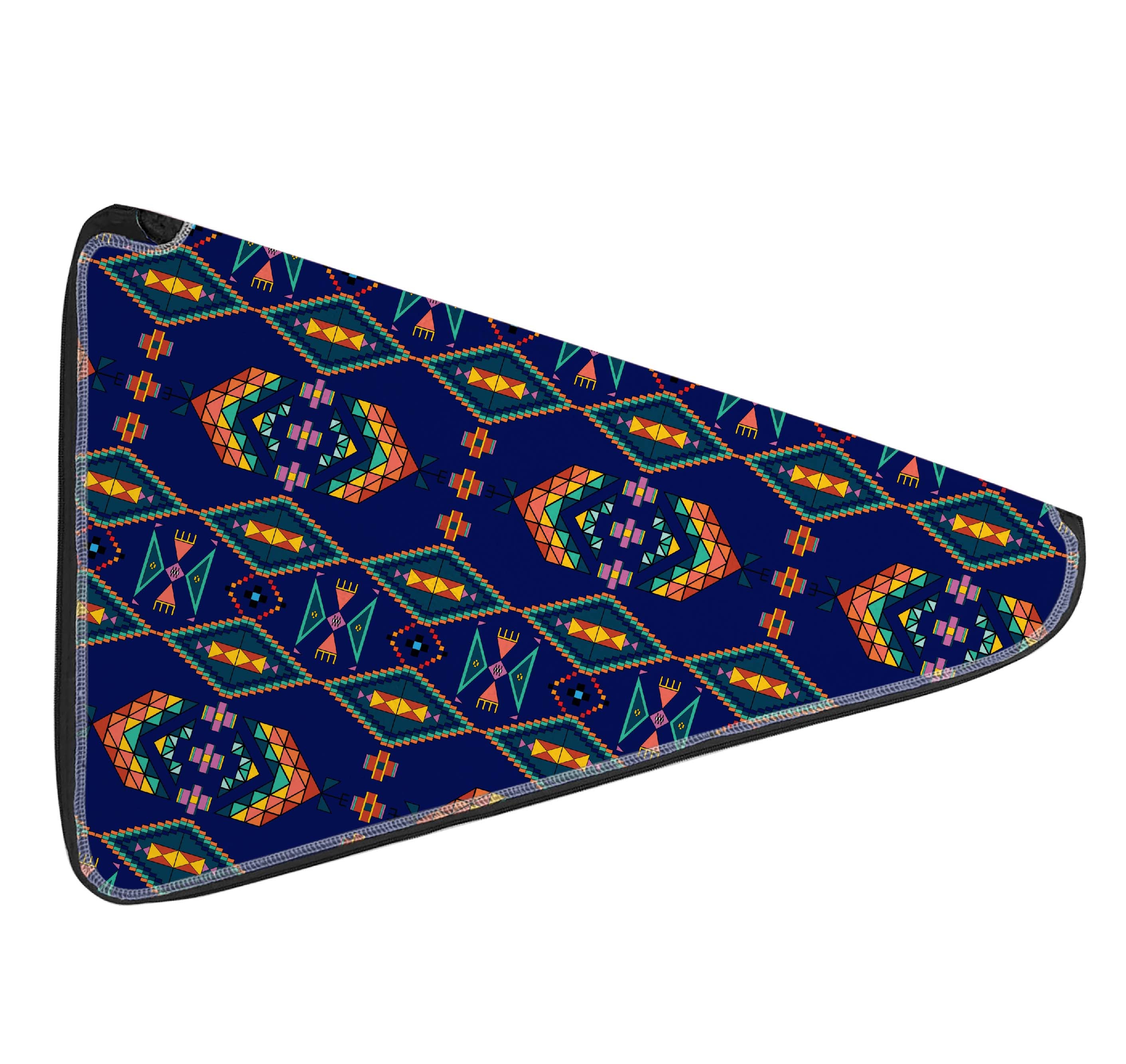 27 Inch Fan Case - Travois Tipi Blue