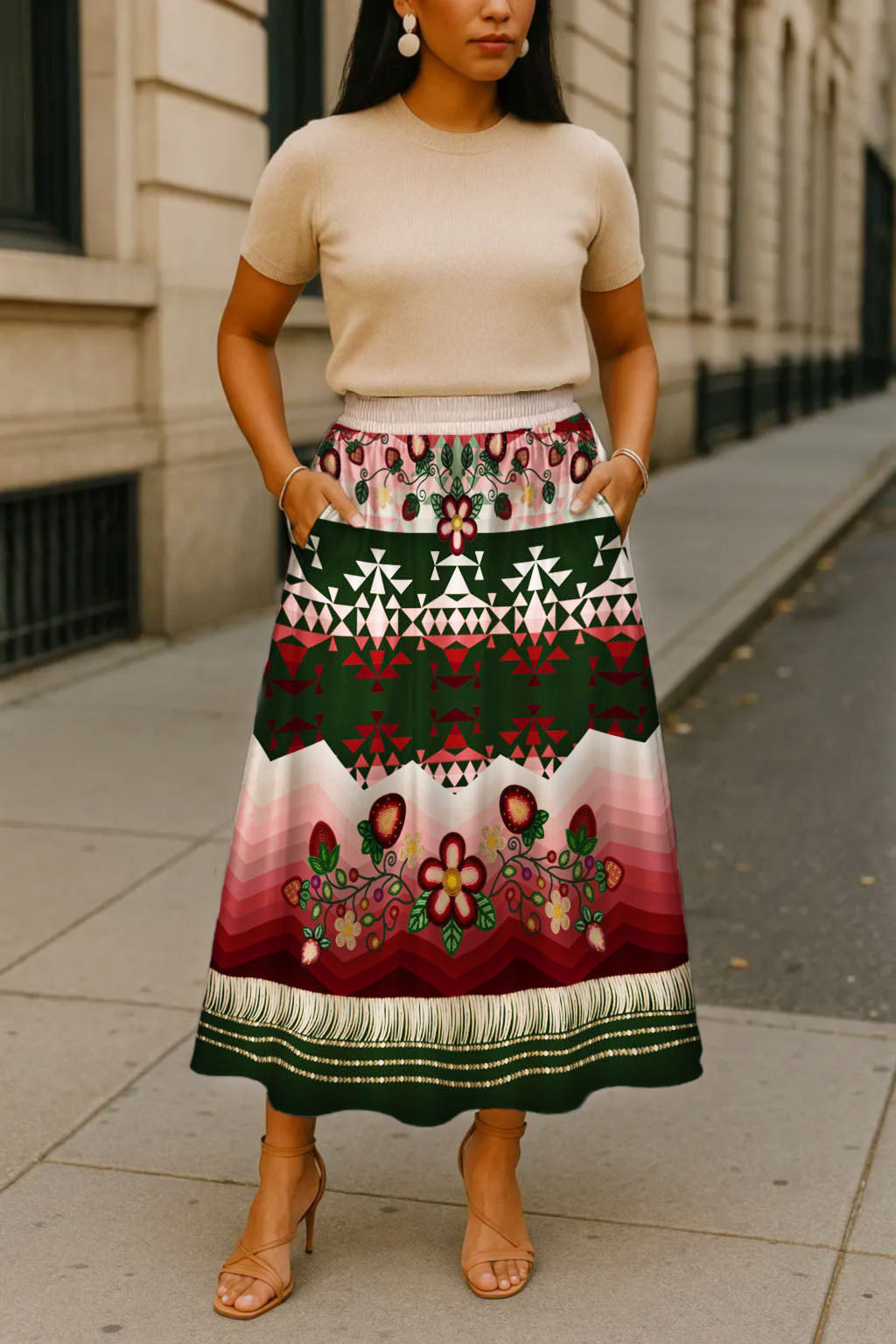 Sacred Strawberry Hunter 1 Skirt