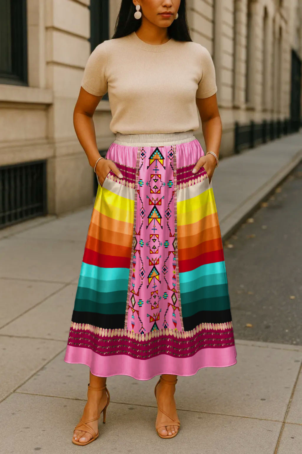 Sentinel of the Plains Pink 2 Skirt