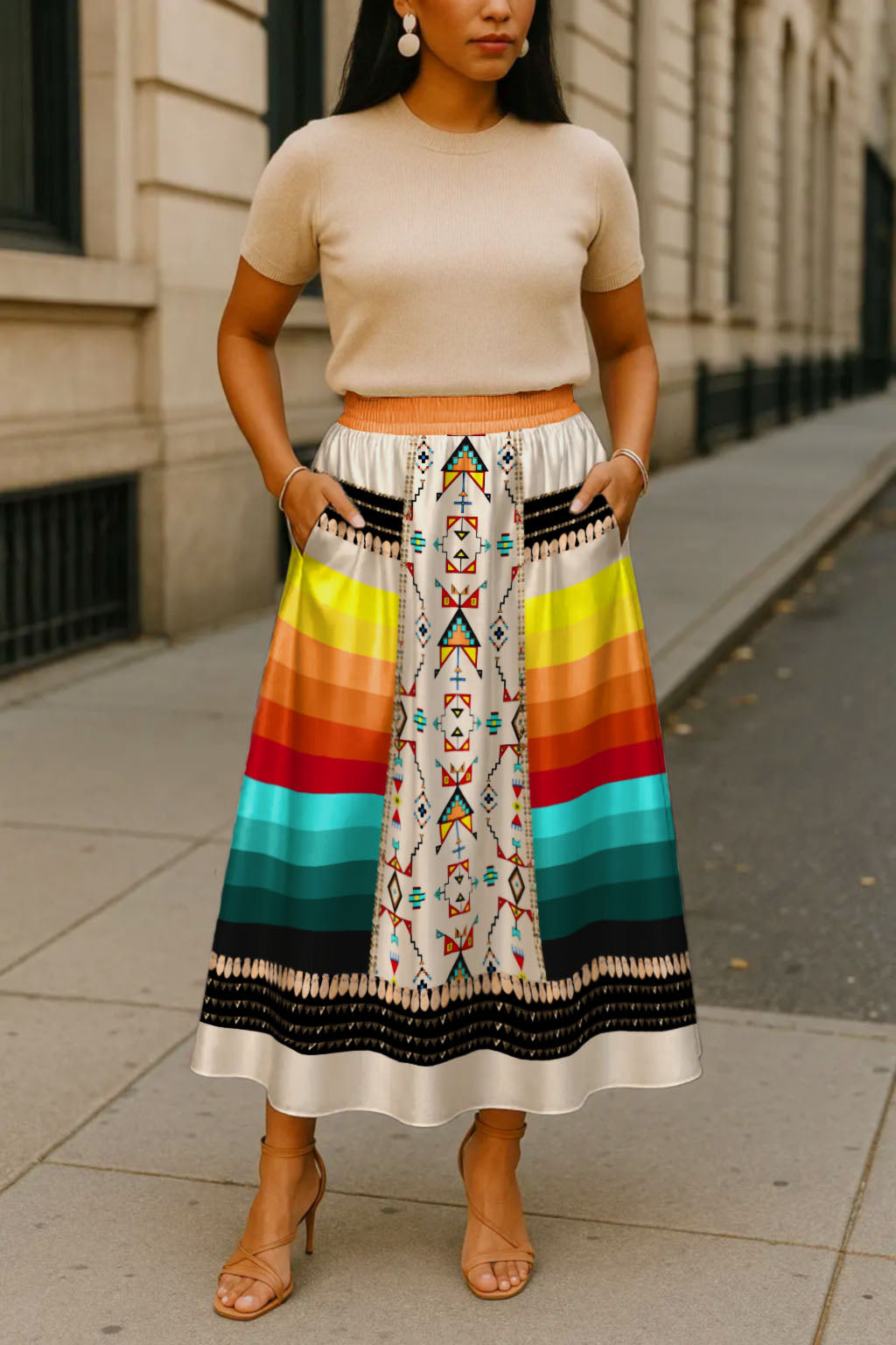 Sentinel of the Plains White 2 Skirt