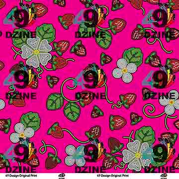 Strawberry Dreams Blush 56 Inch Cotton Poplin Pre Order