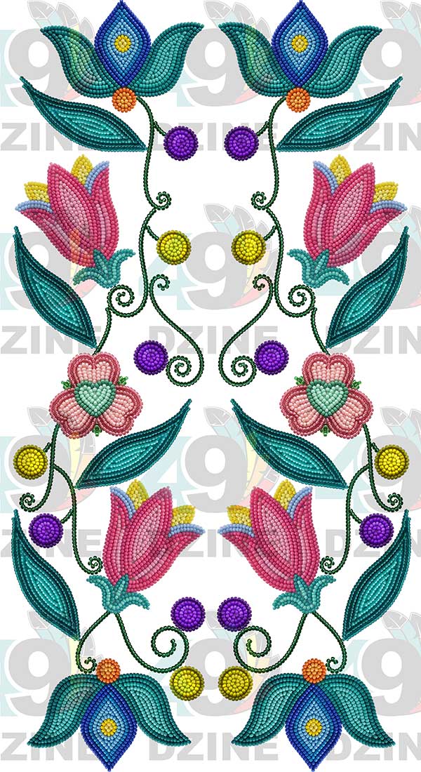 Sweet Offering Beadwork Two arm pieces Transfer (Various Sizes)