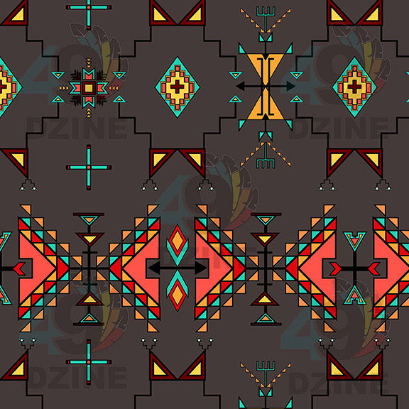 Thunder Flight Gray 42 Inch Cotton Poplin Pre Order