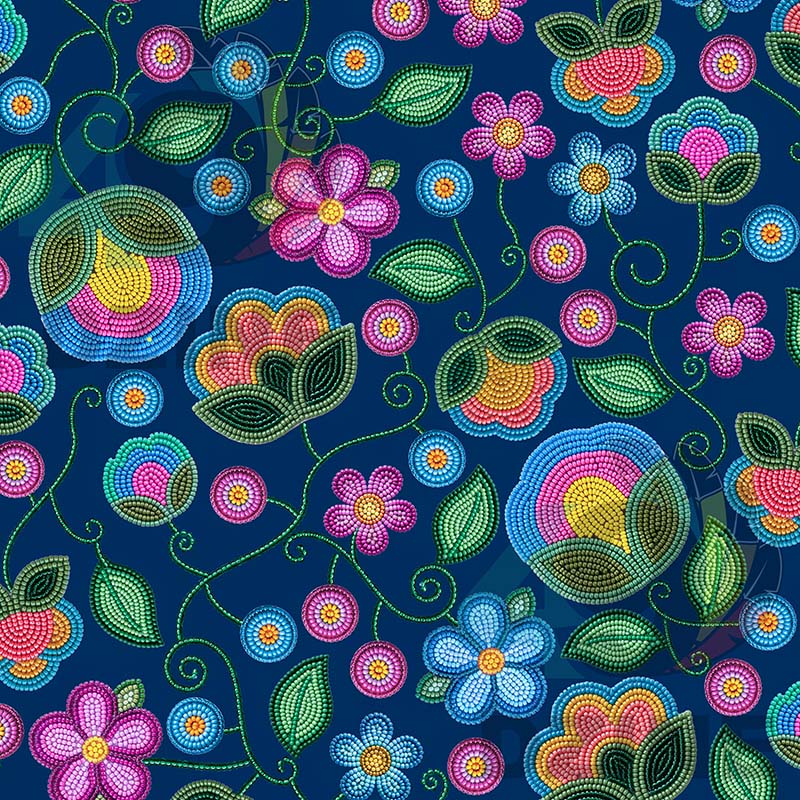 Morning Harmony Sapphire 42 Inch Cotton Poplin Pre Order