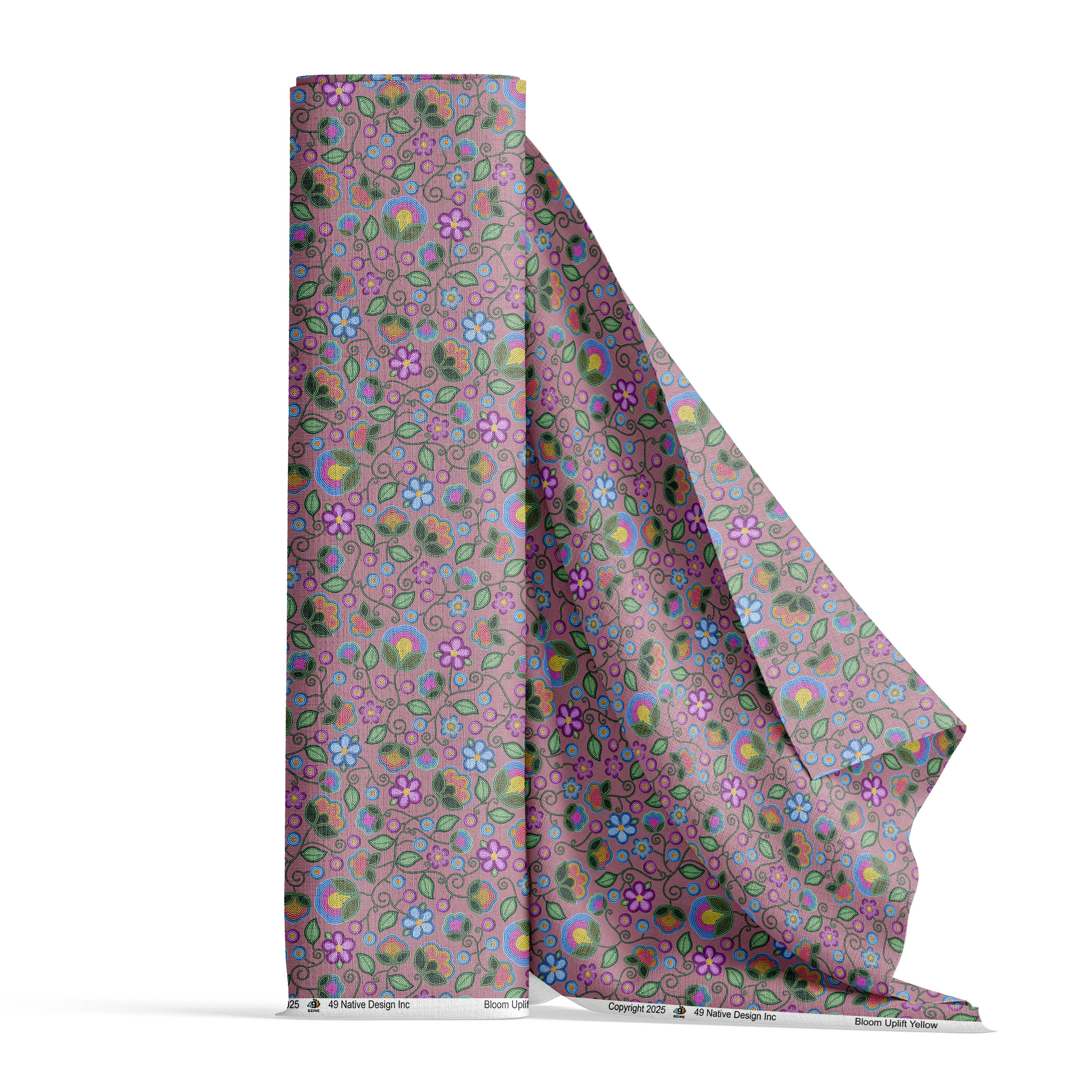 Turquoise Sunbeam Peach 42 Inch Cotton Poplin Pre Order