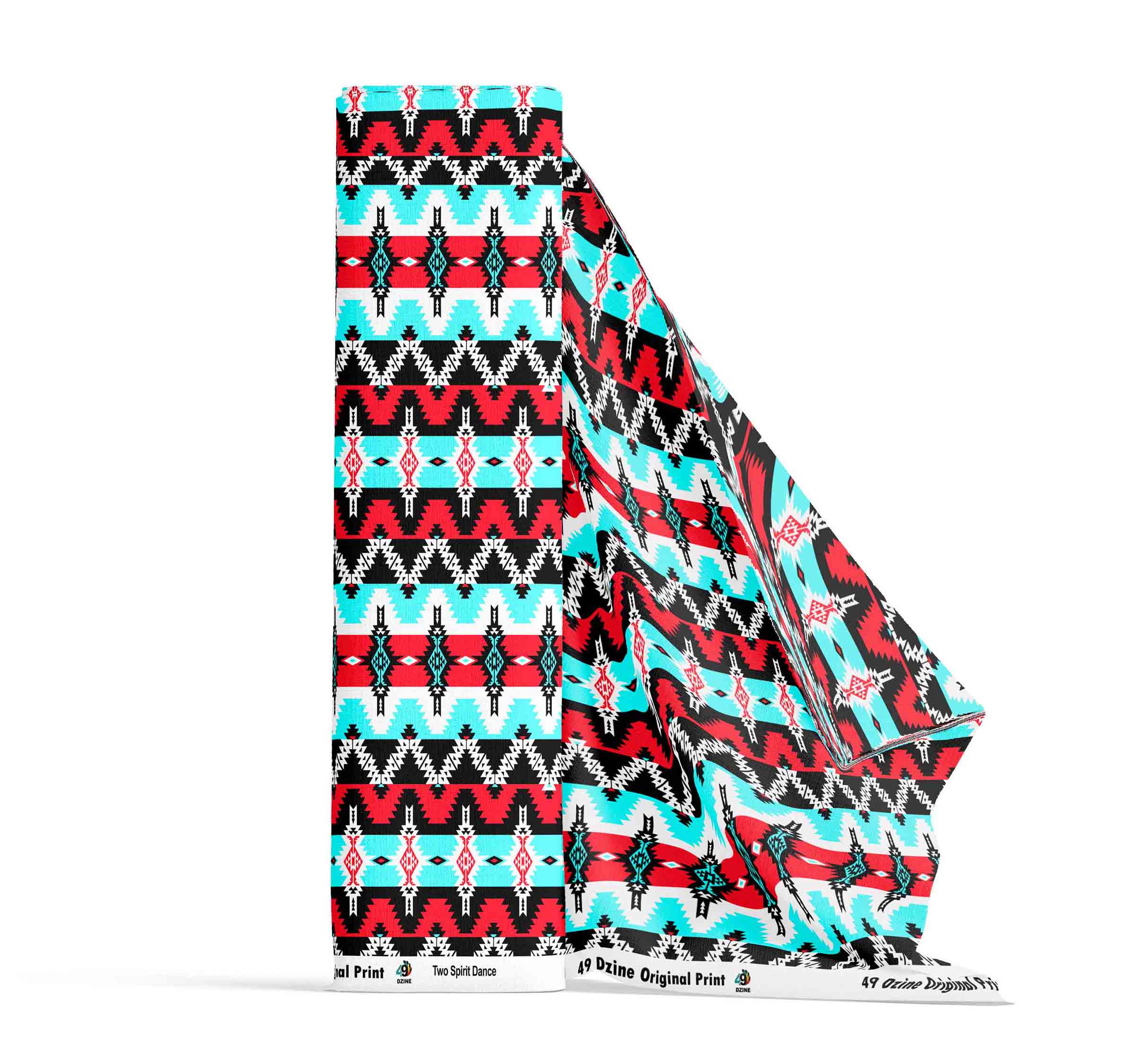 Two Spirit Dance Satin Fabric By the Yard Pre Order