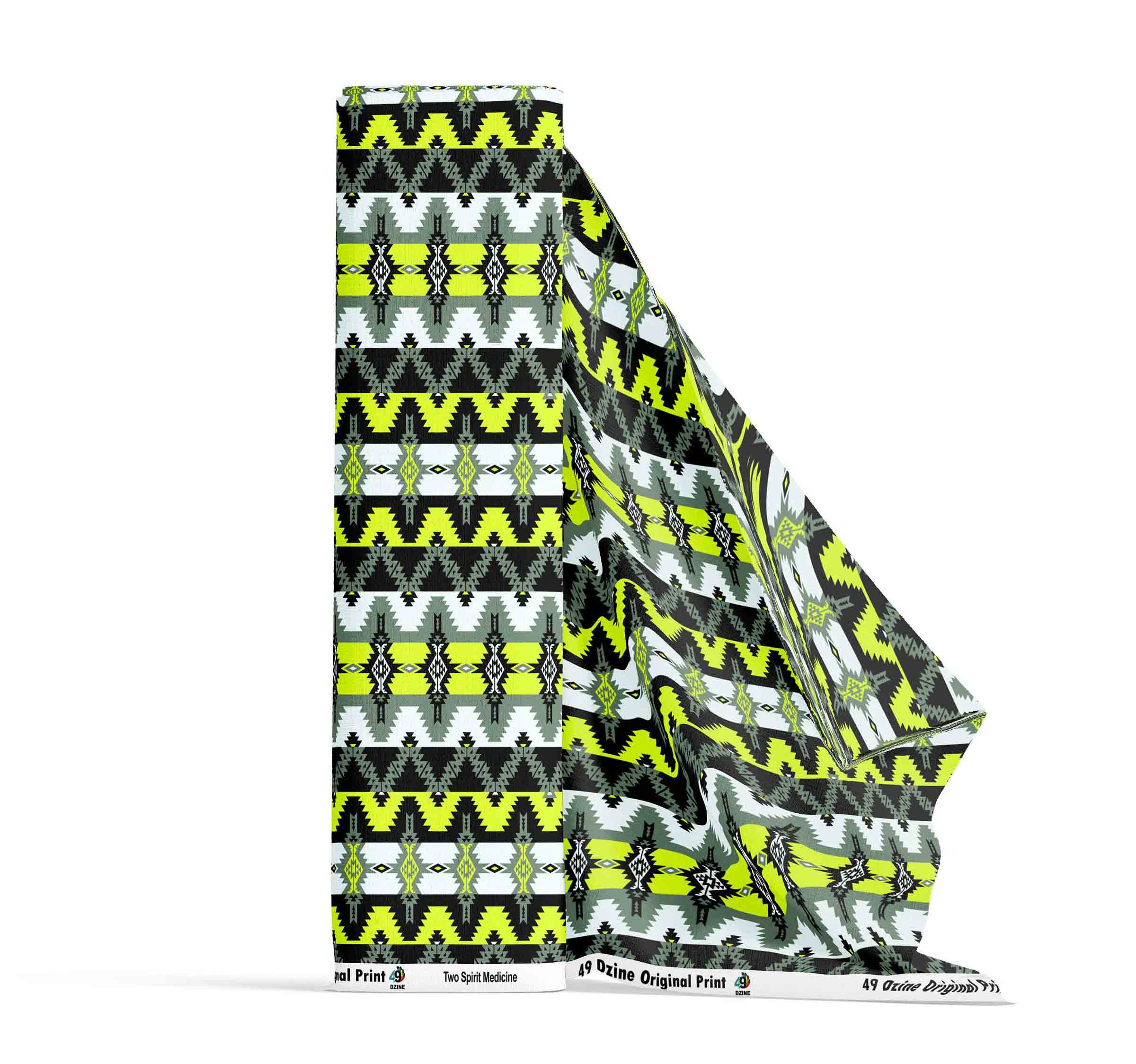 Two Spirit Medicine Satin Fabric By the Yard Pre Order