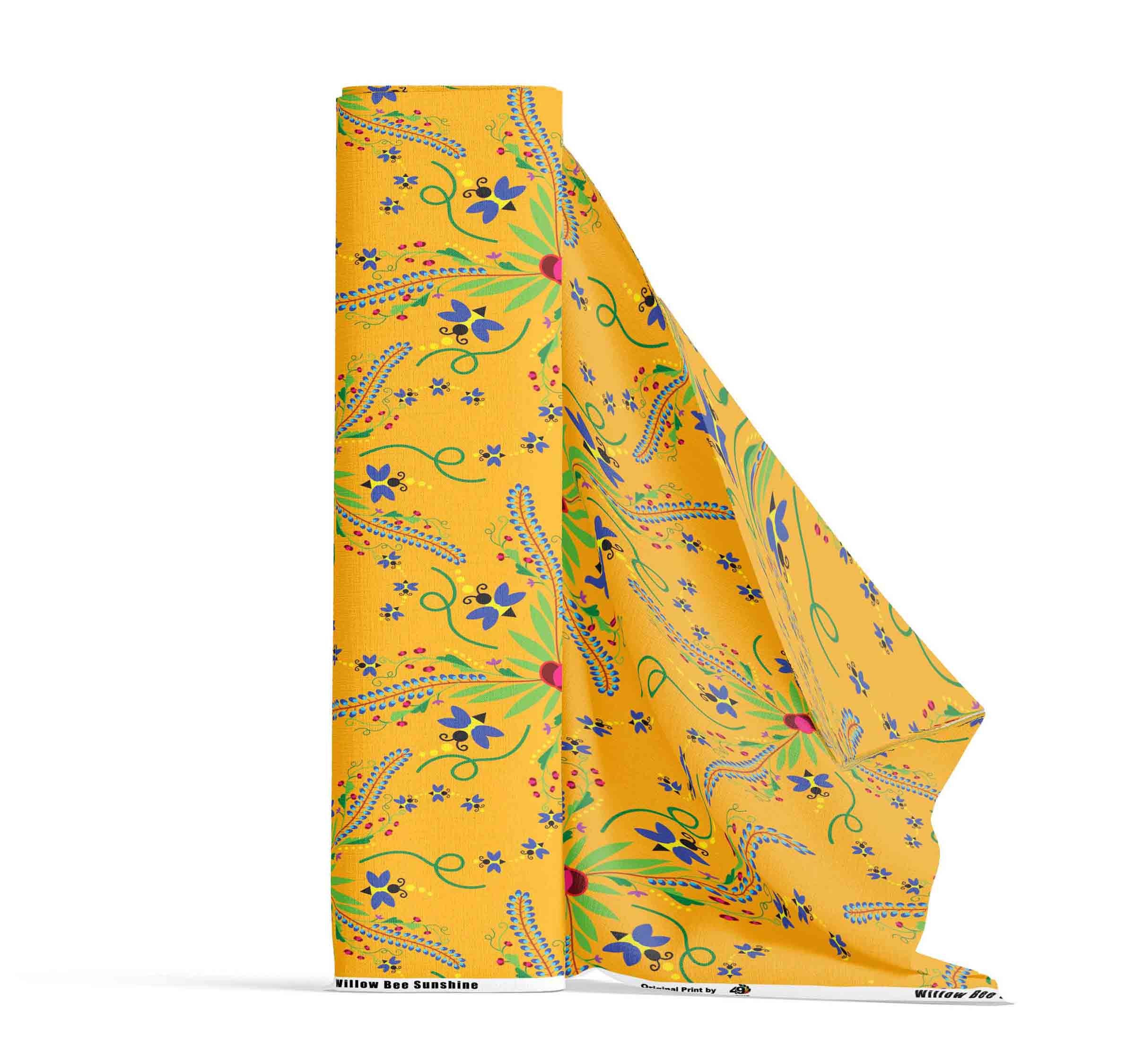 Willow Bee Sunshine Satin Fabric By the Yard Pre Order