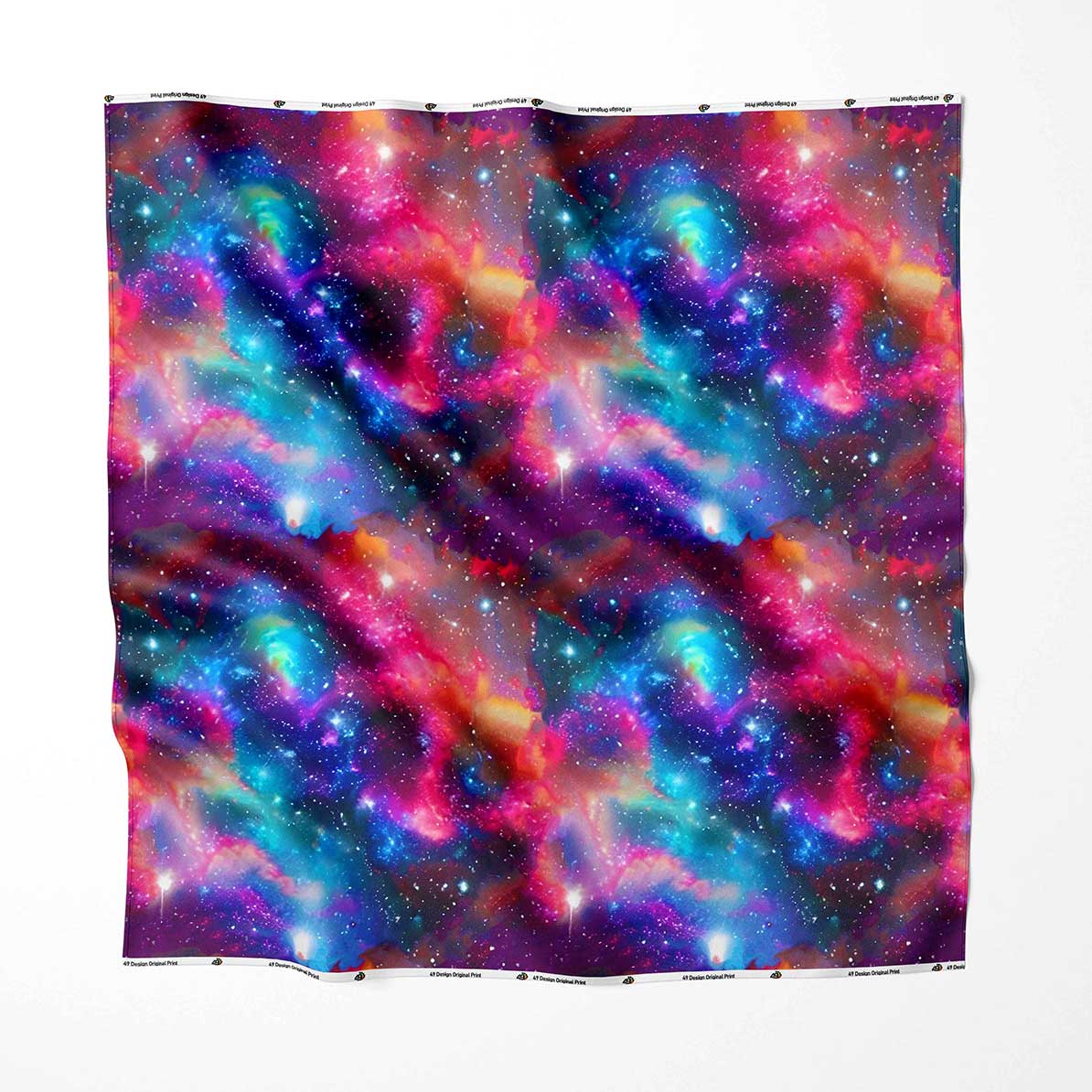 Cosmic Spring Satin Fabric By the Yard Pre Order