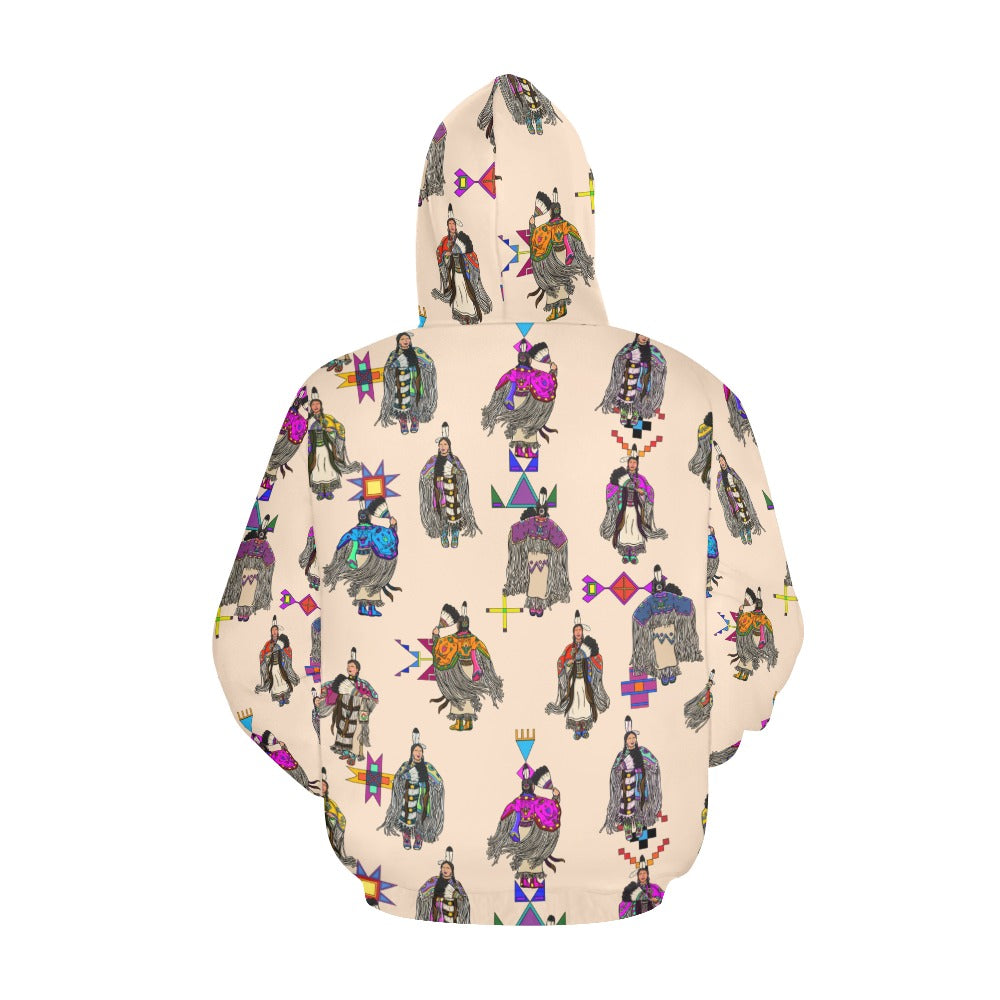Women's Tradish Dancers  Muslin Hoodie for Women (USA Size)