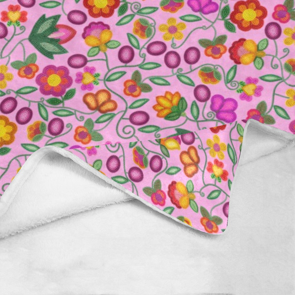 Boreal Bounty Pink Ultra-Soft Micro Fleece Blanket 50"x60"