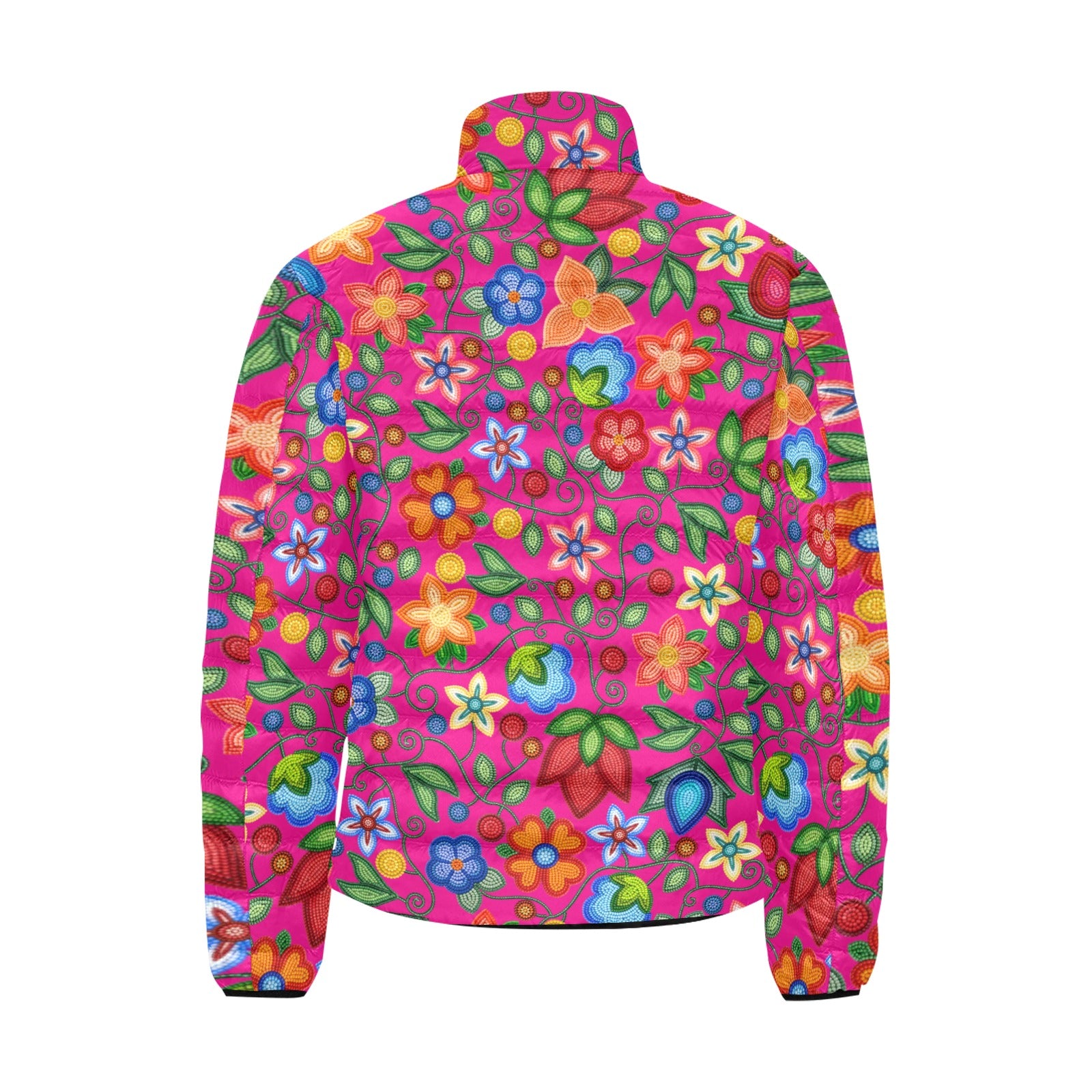 Morning Harmony Pink Men's Padded Jacket