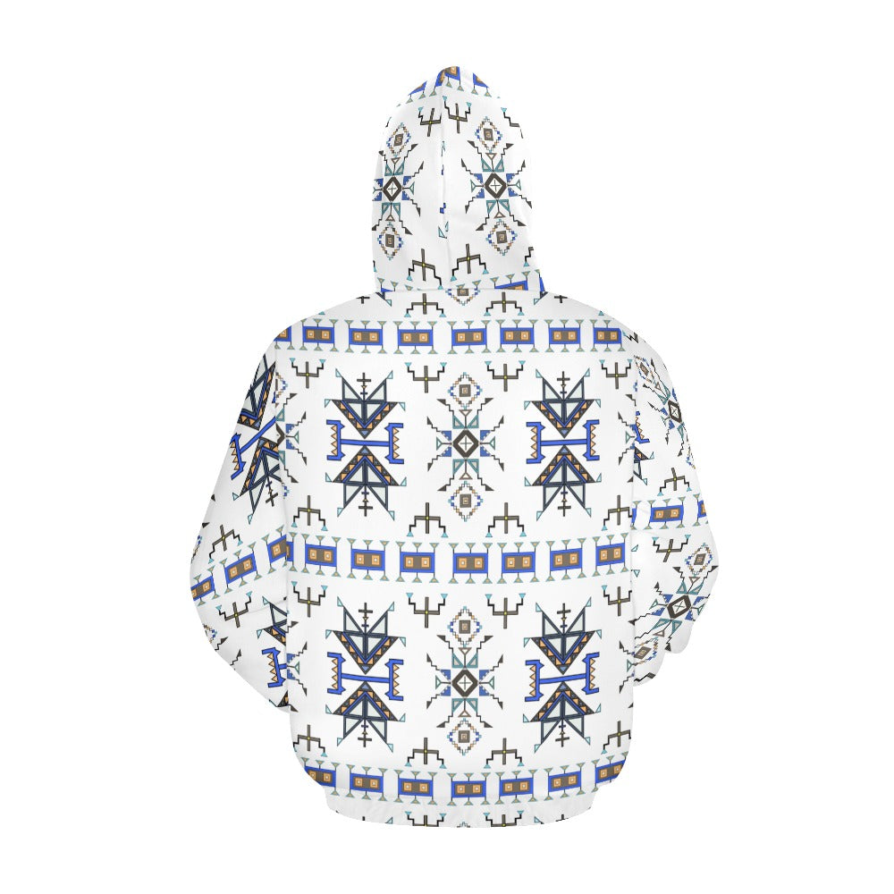 Eagle Strike White Hoodie for Men (USA Size)