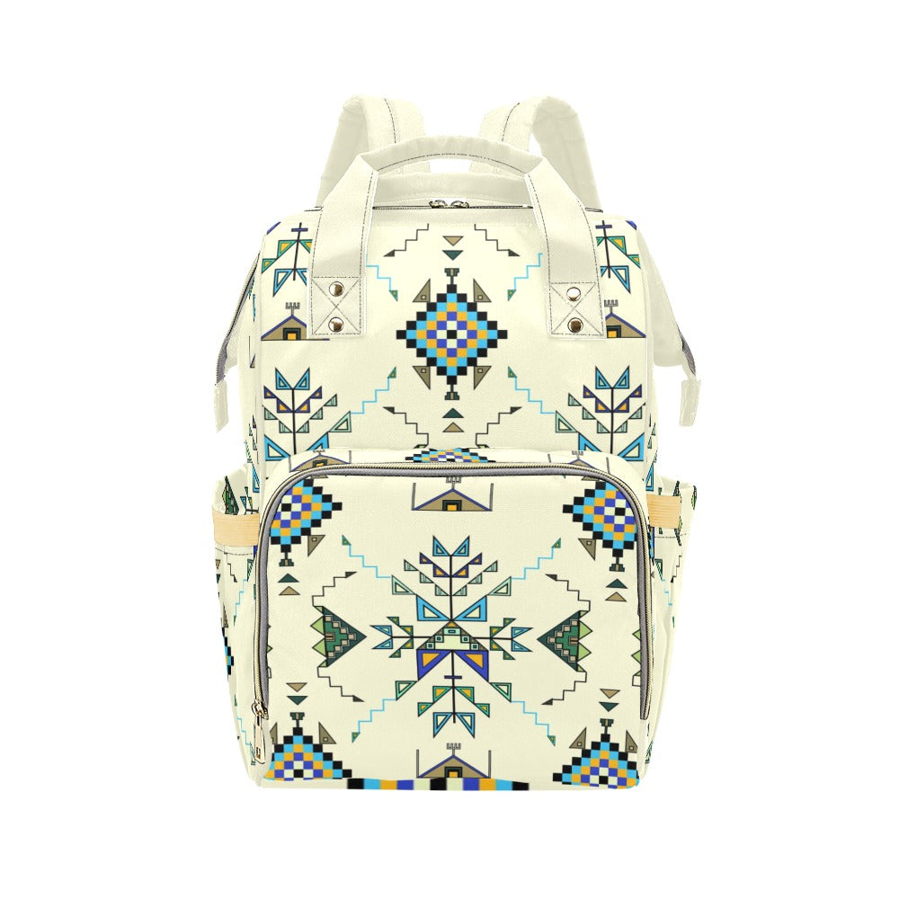 Bear Shield Cream Multi-Function Diaper Backpack/Diaper Bag