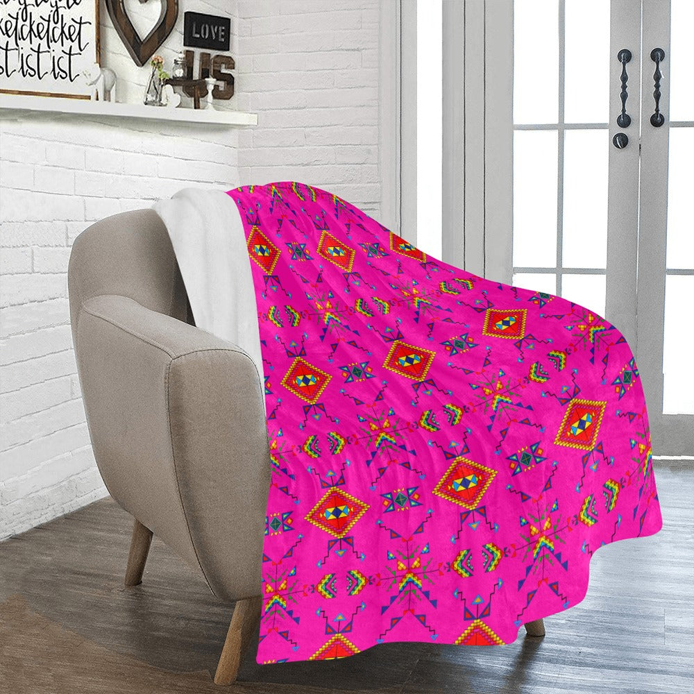 Buffalo Jump Pink Ultra-Soft Micro Fleece Blanket 50"x60"