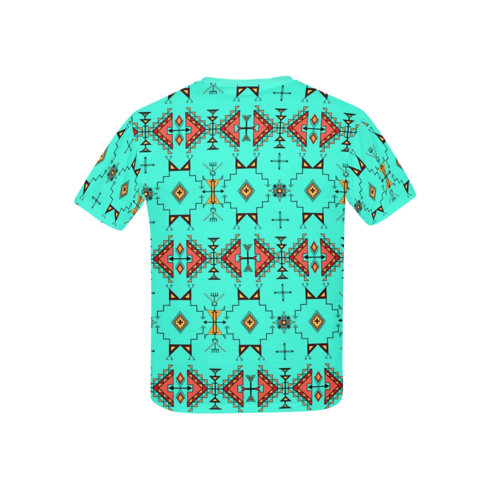 Thunder Flight Turquoise Kids' T-shirt (USA Size)