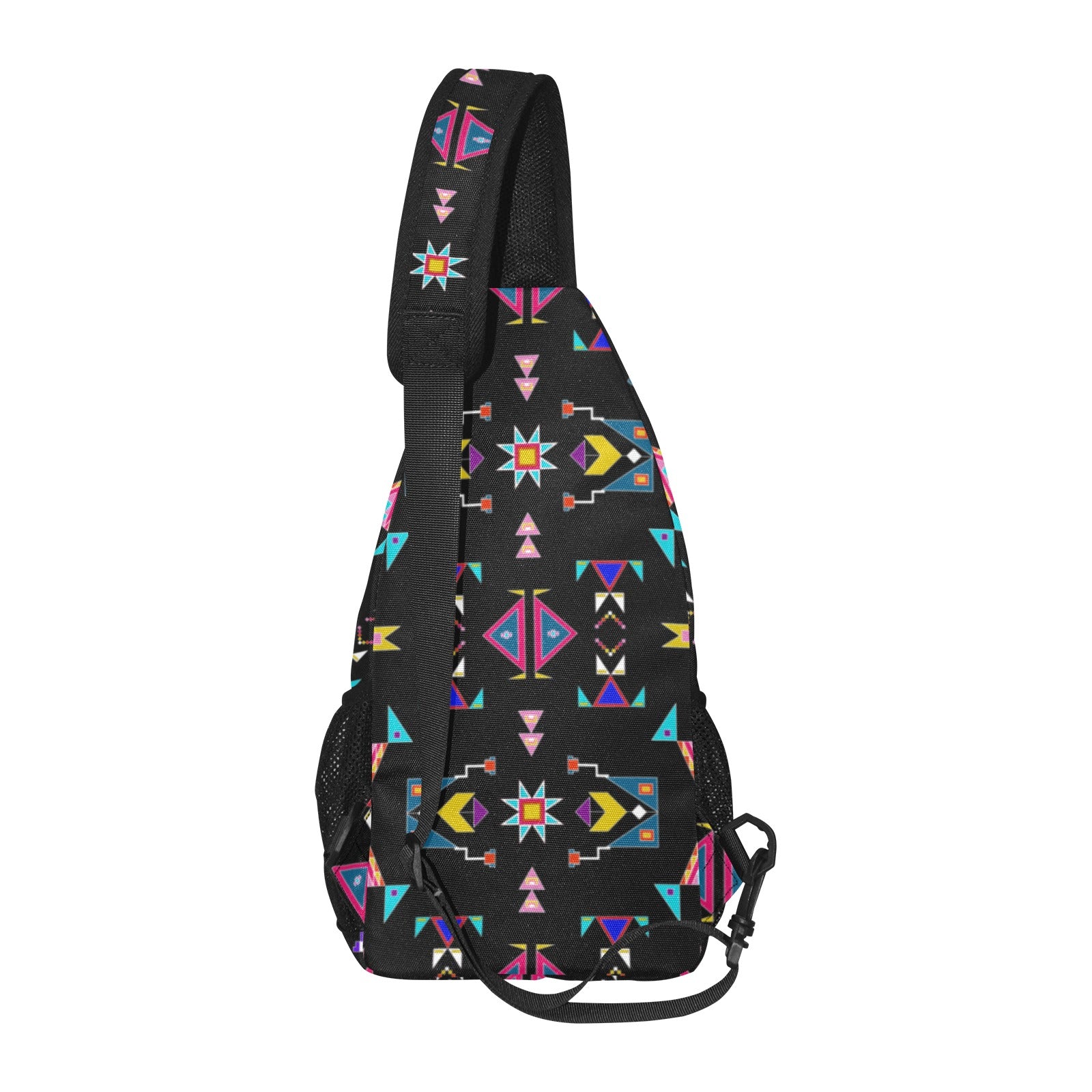 Enemy Territory Black Chest Bag