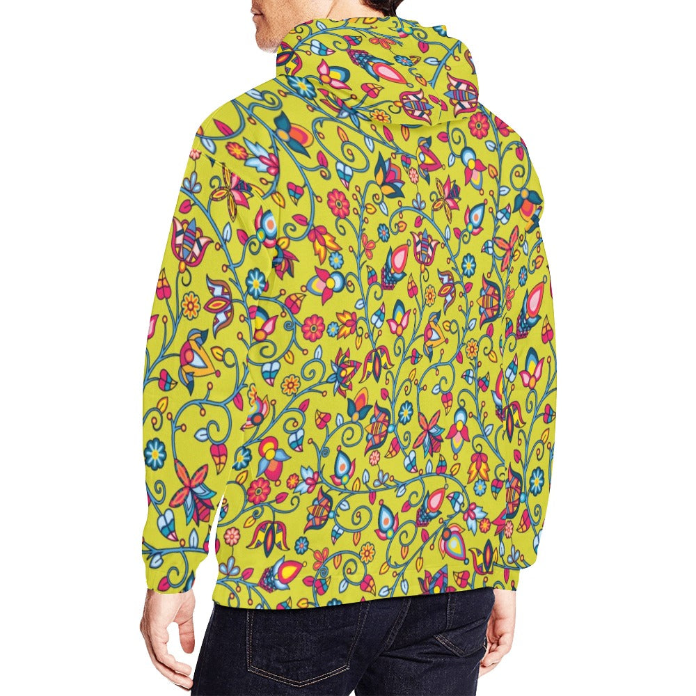 Thorny Path Yellow Grass Hoodie for Men (USA Size)