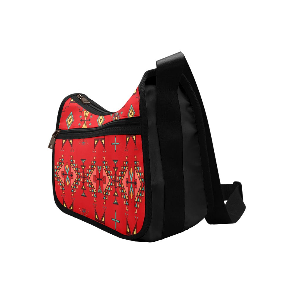 Thunder Flight Red Crossbody Bag