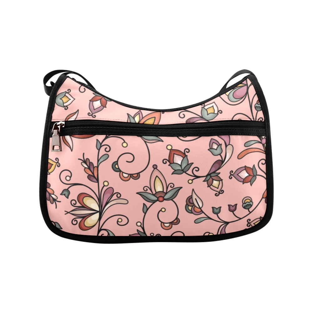 Burnt Sky Petals Peach Crossbody Bag