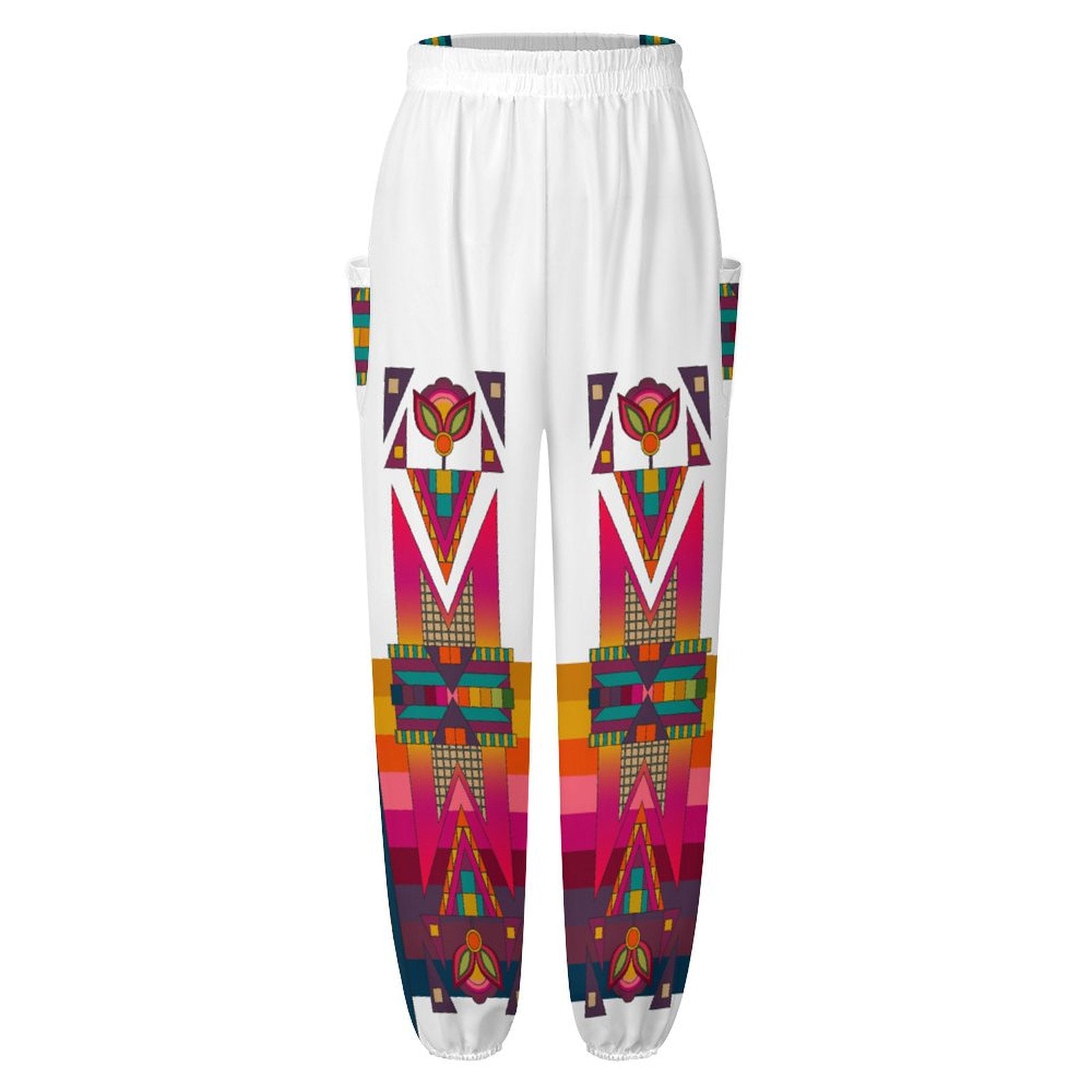 Wind Trail White Ribbon Joggers