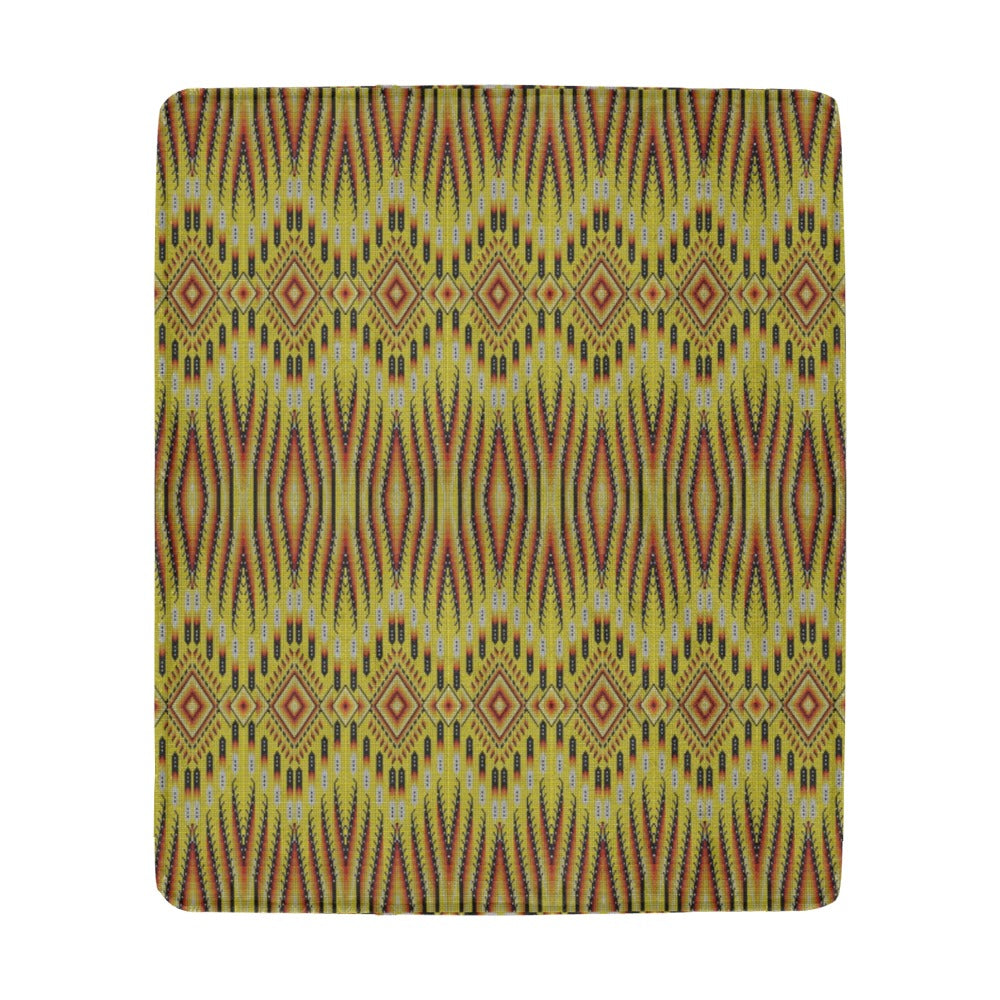 Fire Feather Yellow Ultra-Soft Micro Fleece Blanket 50"x60"