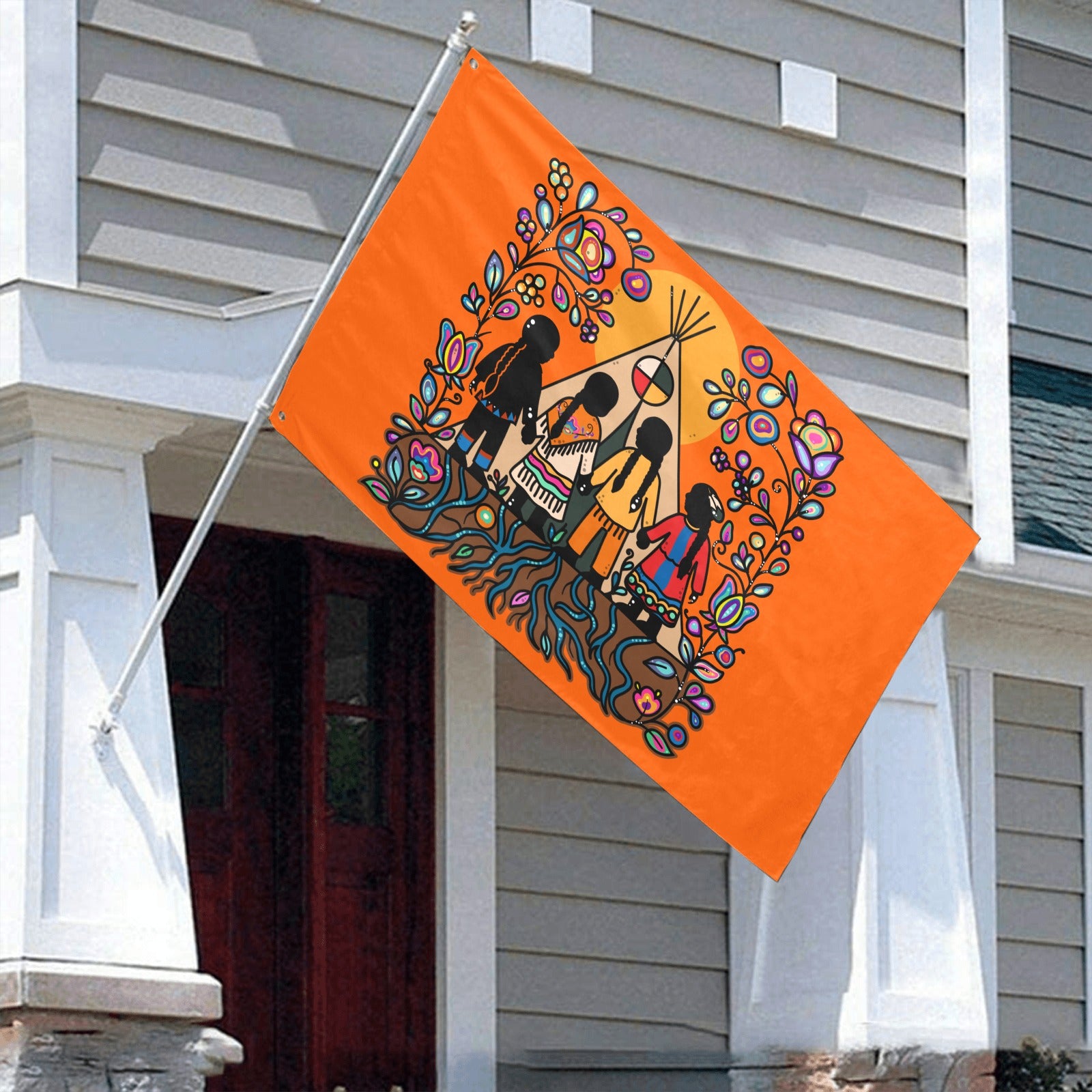 Rooted in Culture 01 Garden Flag 70"x47"
