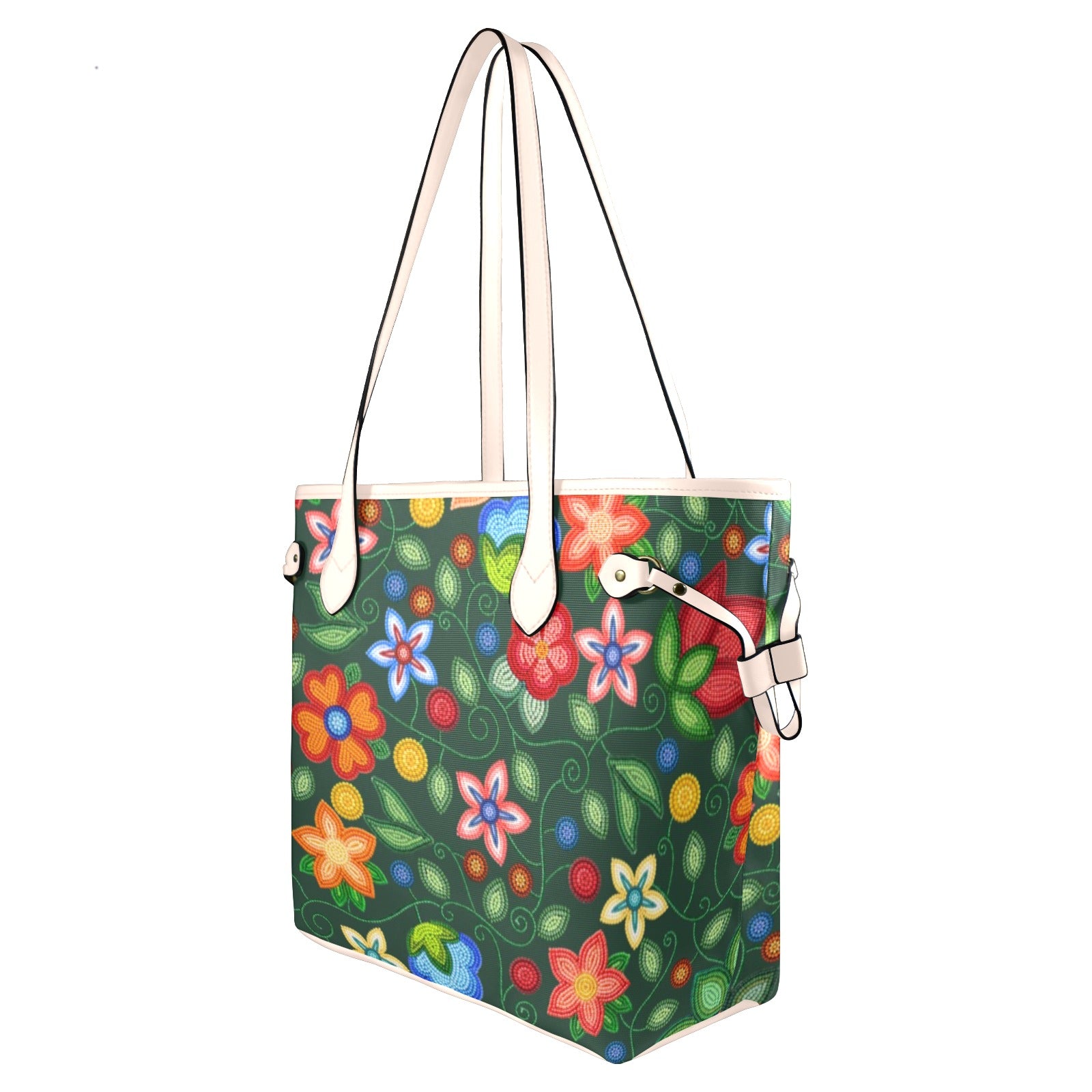 Morning Harmony Forest Clover Canvas Tote Bag