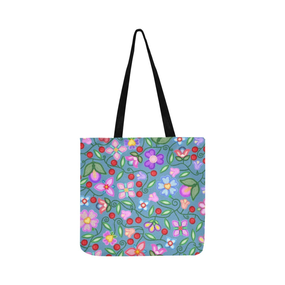 Petal Harmony River Reusable Shopping Bag (Two sides)