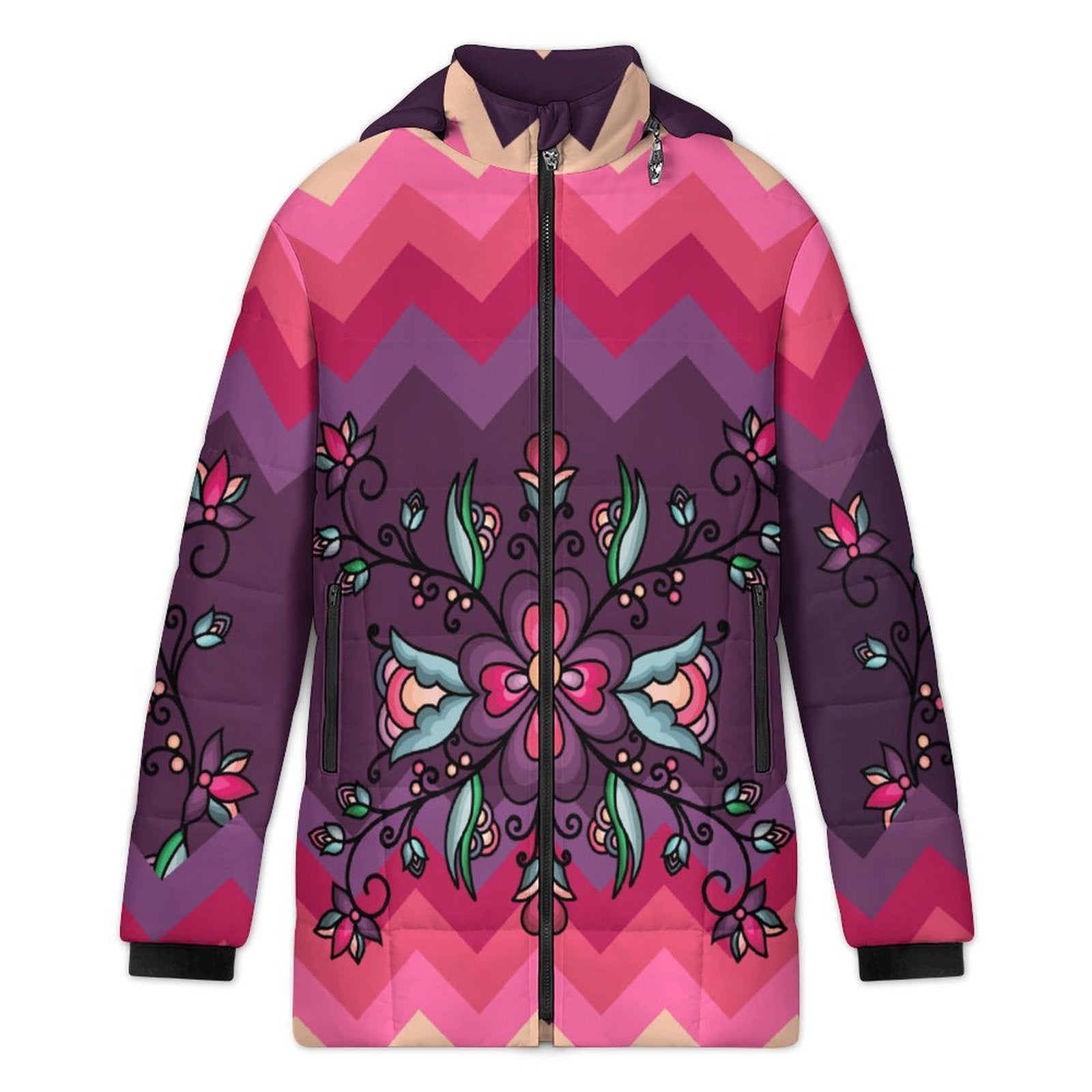 Amber Evening Garland Women's Hooded Puffer Coat