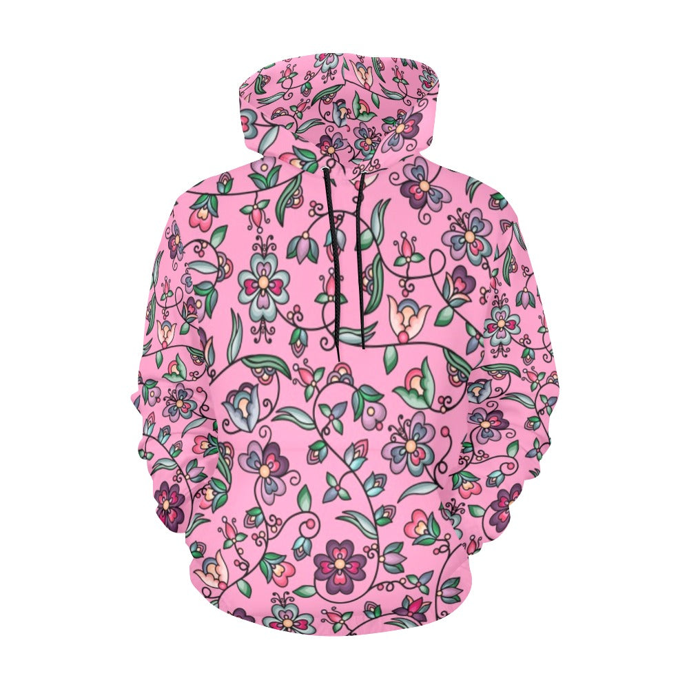 Amber Evening Garland Pink Hoodie for Men (USA Size)